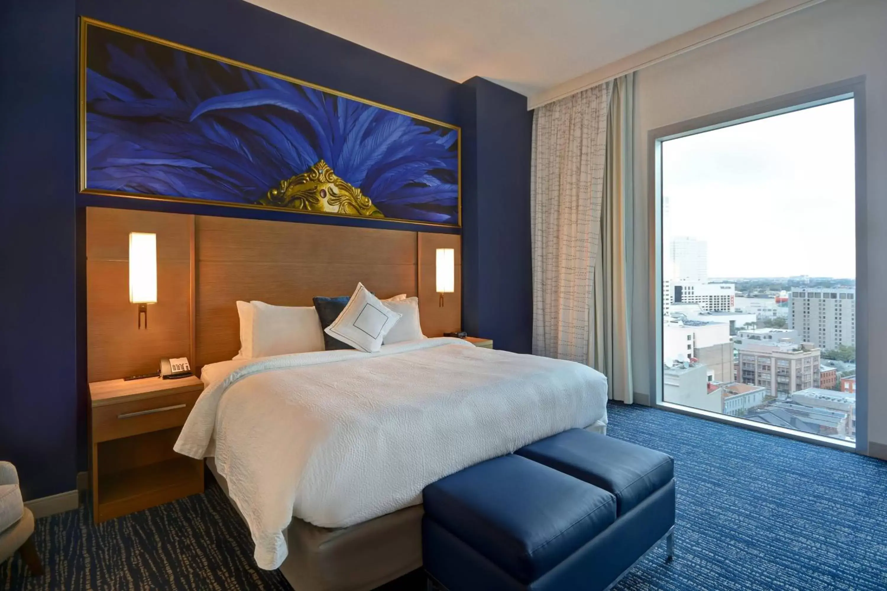 Bedroom, Bed in Residence Inn by Marriott New Orleans French Quarter Area/Cen B