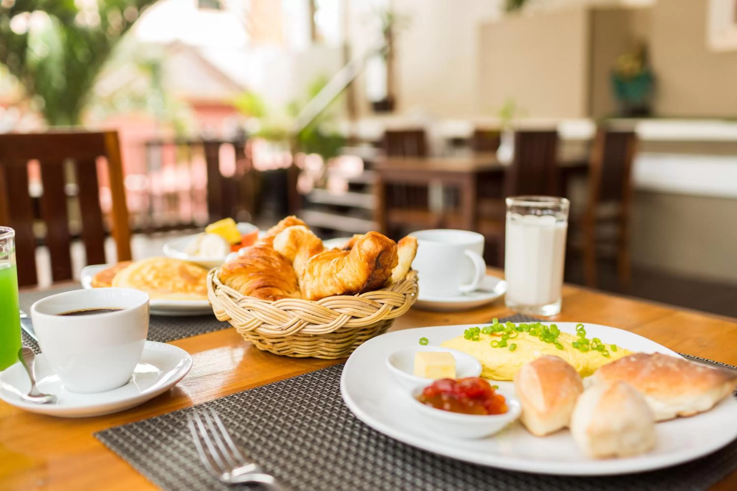 Food close-up in La Villa du Bonheur