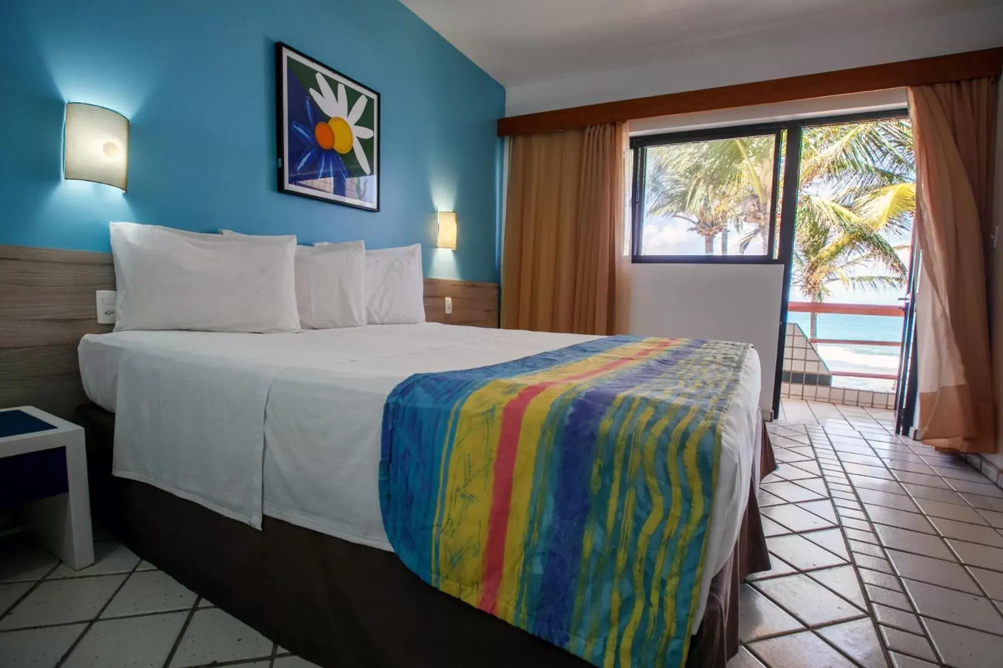 Bed in Hotel Canarius D'Gaibu Bed in Hotel Canarius D'Gaibu