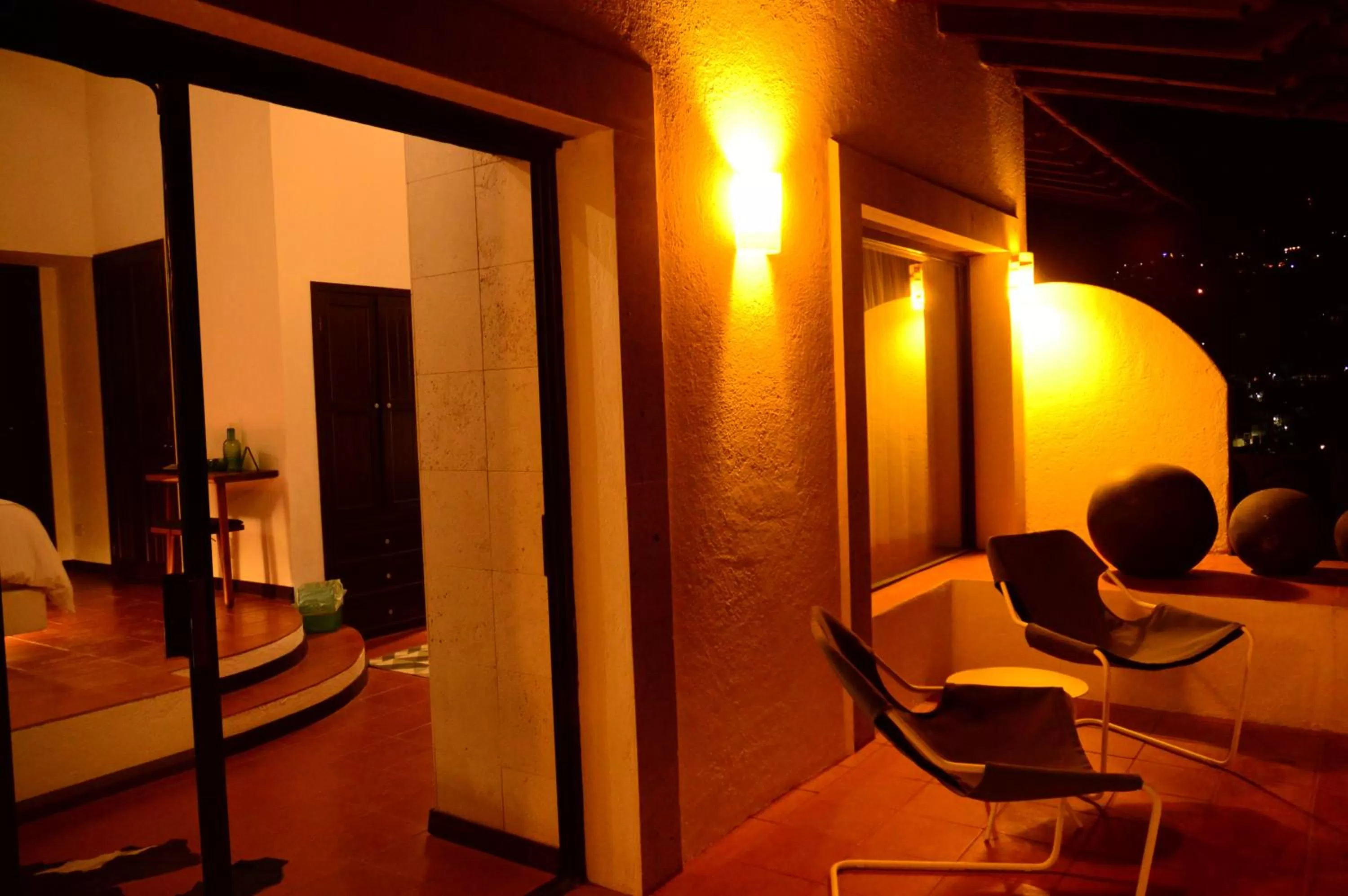 Balcony/Terrace in Danzaluna Hotel Boutique