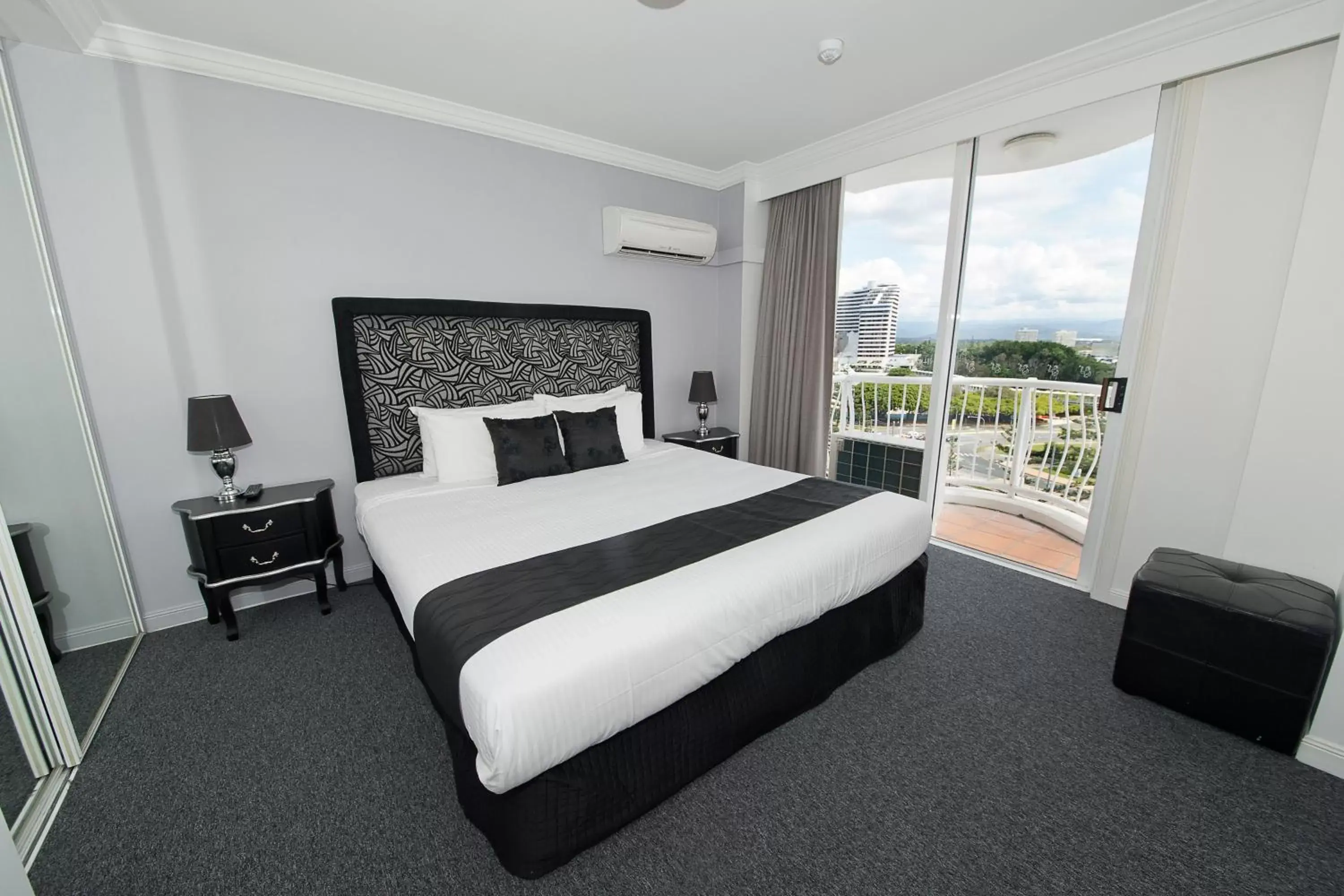 Bed in Broadbeach Holiday Apartments