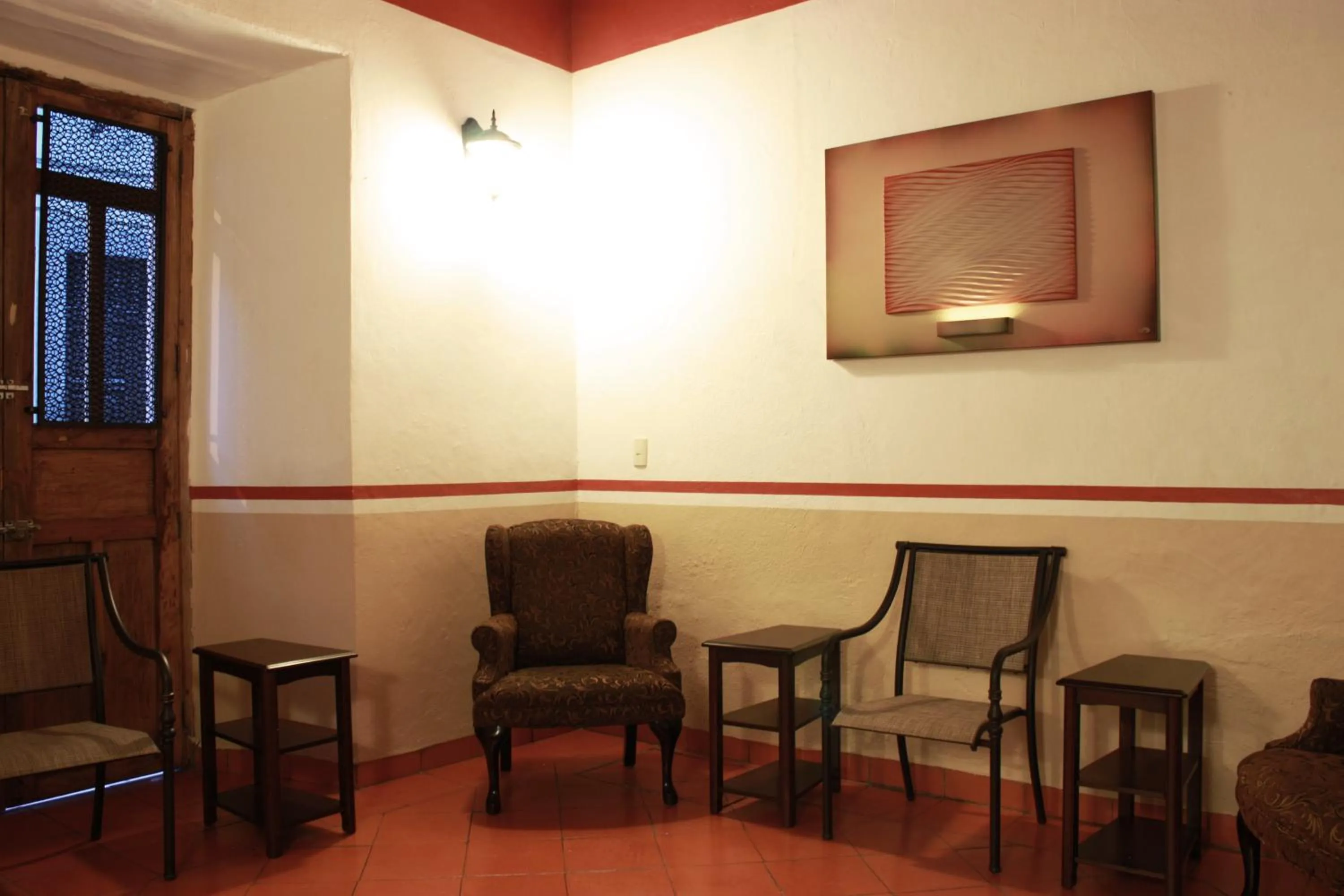 Living room in Hotel de la Paz