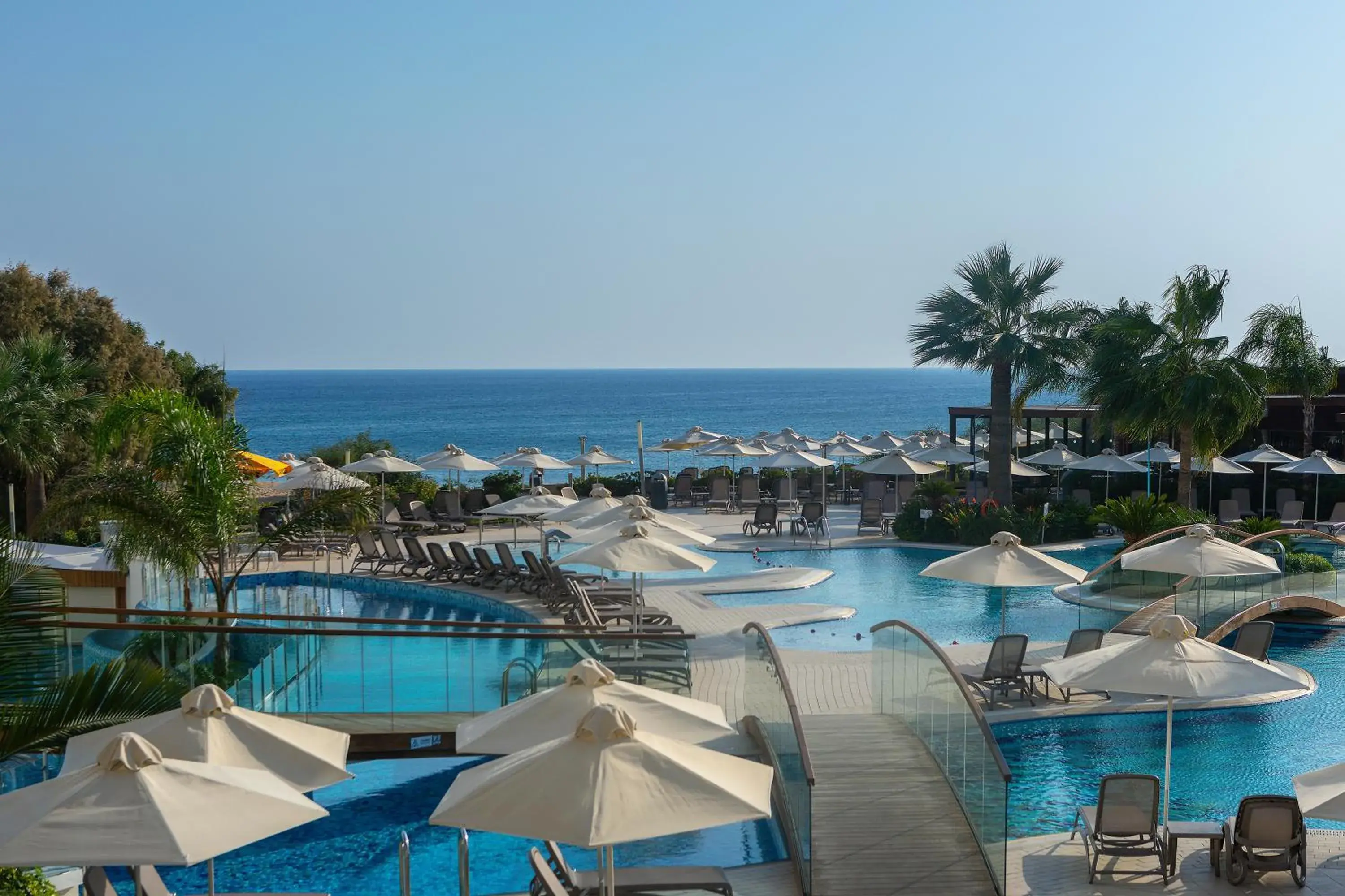 Bed, Swimming Pool in Melissi Beach Hotel & Spa
