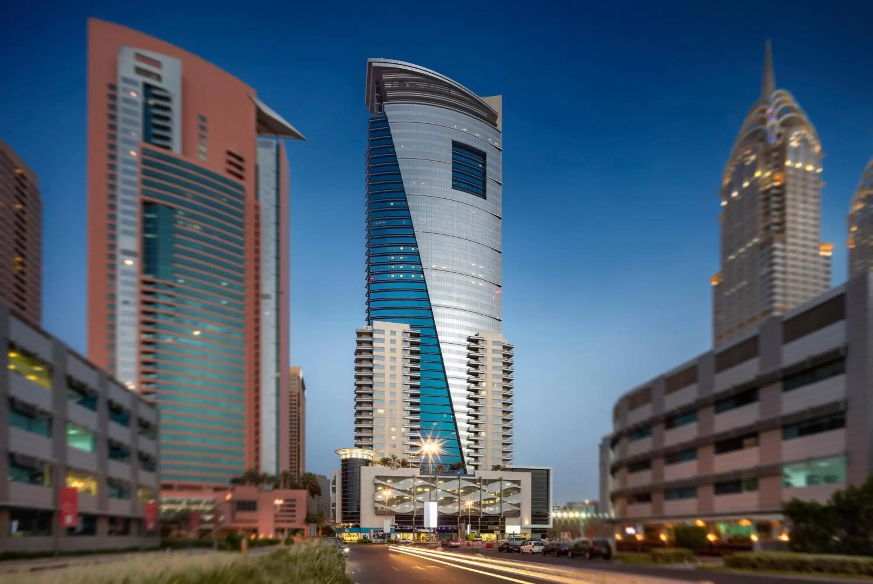 Property building in Staybridge Suites Dubai Internet City, an IHG Hotel