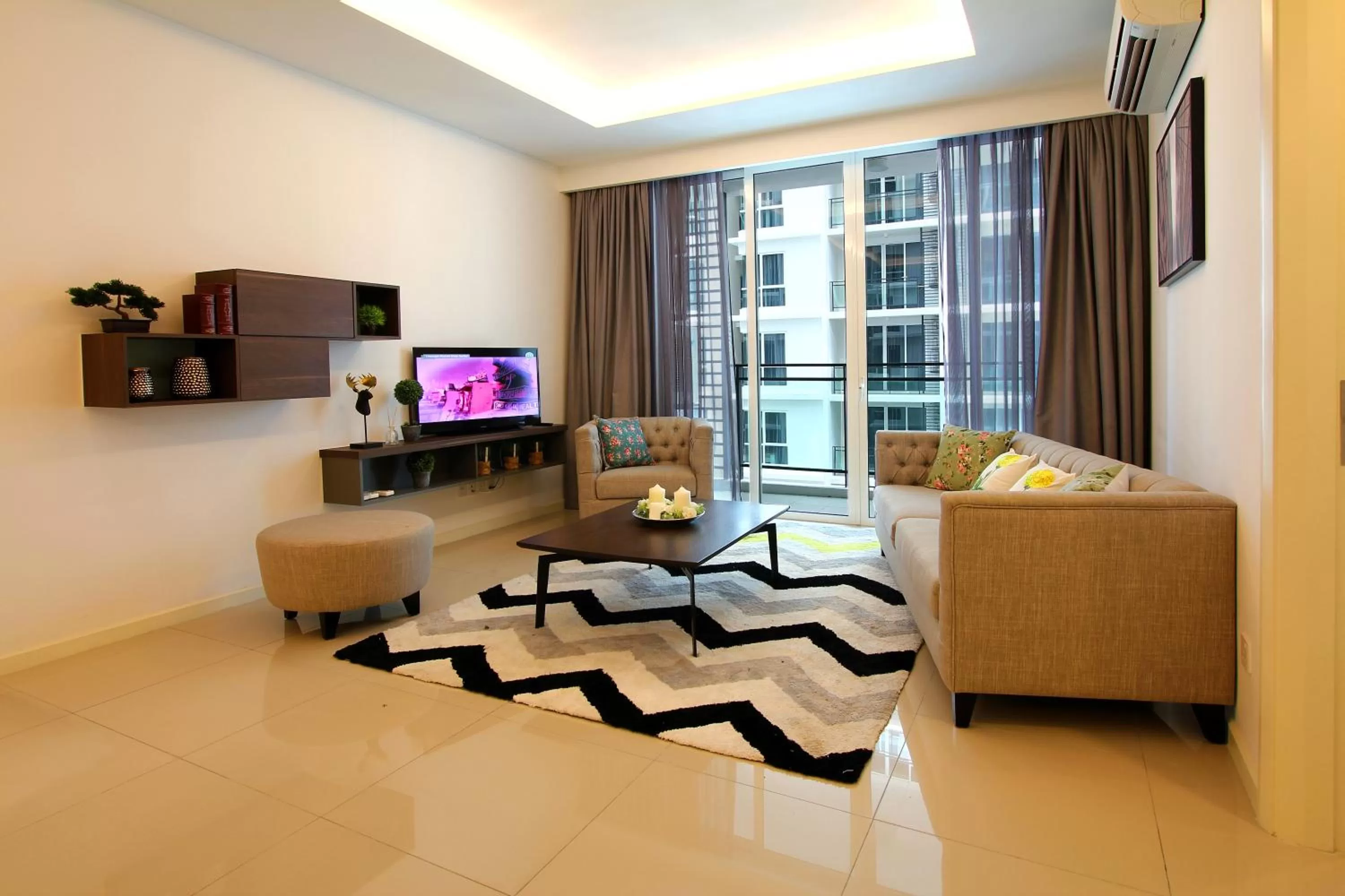 Living room in The Shore Hotel & Residences