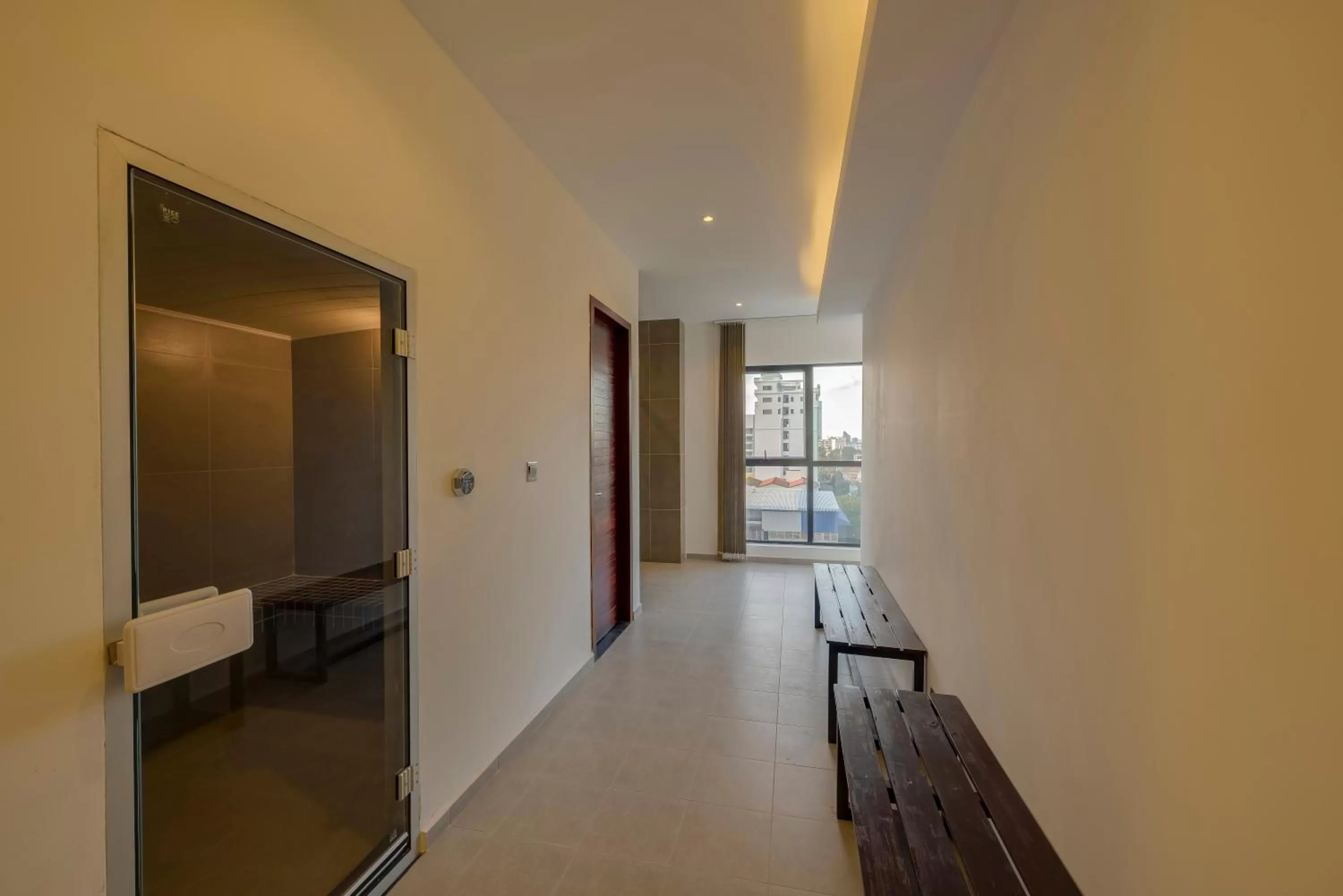 Sauna in Residence 105 Hotel and Apartment