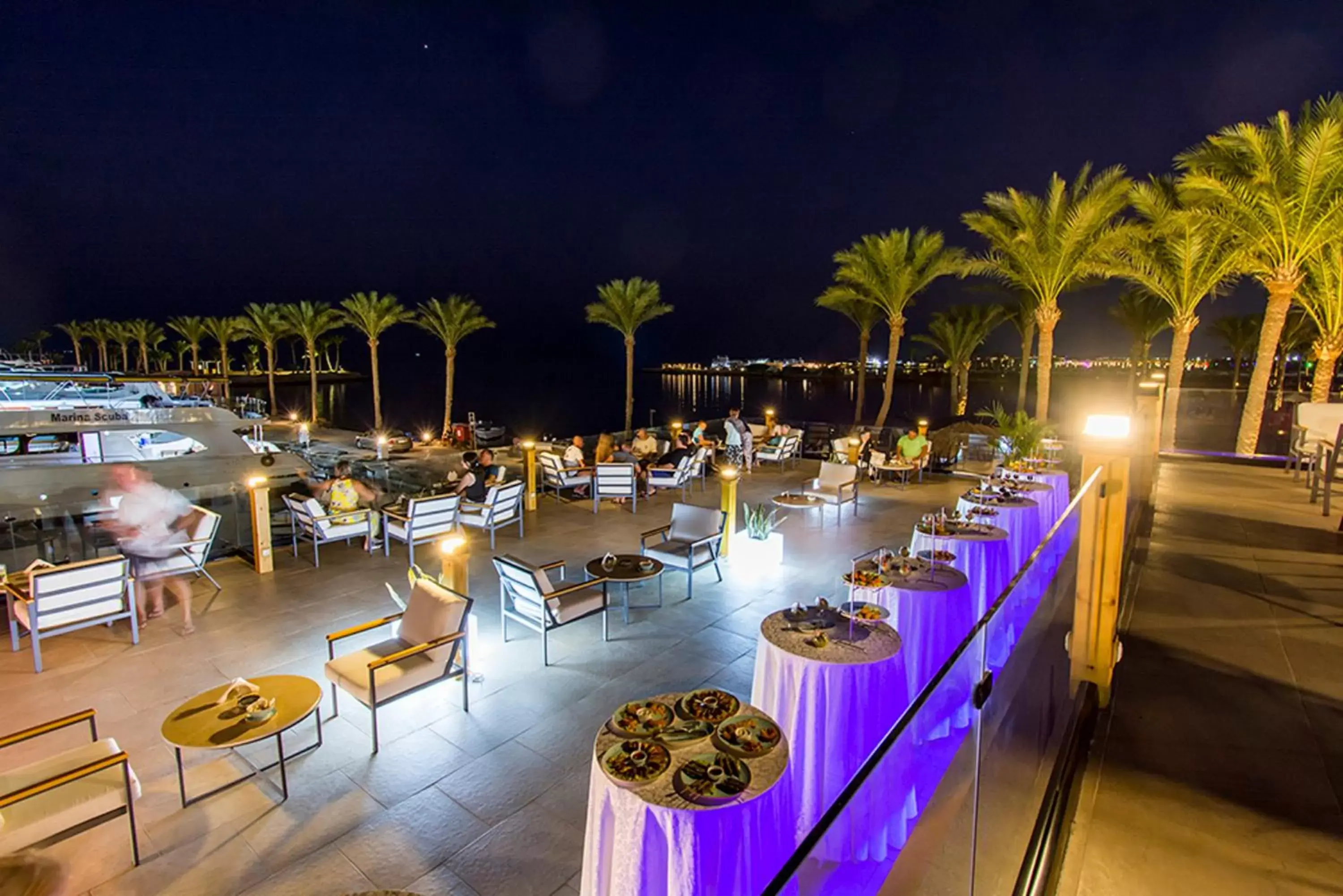 Lounge or bar, Restaurant/Places to Eat in Continental Hotel Hurghada