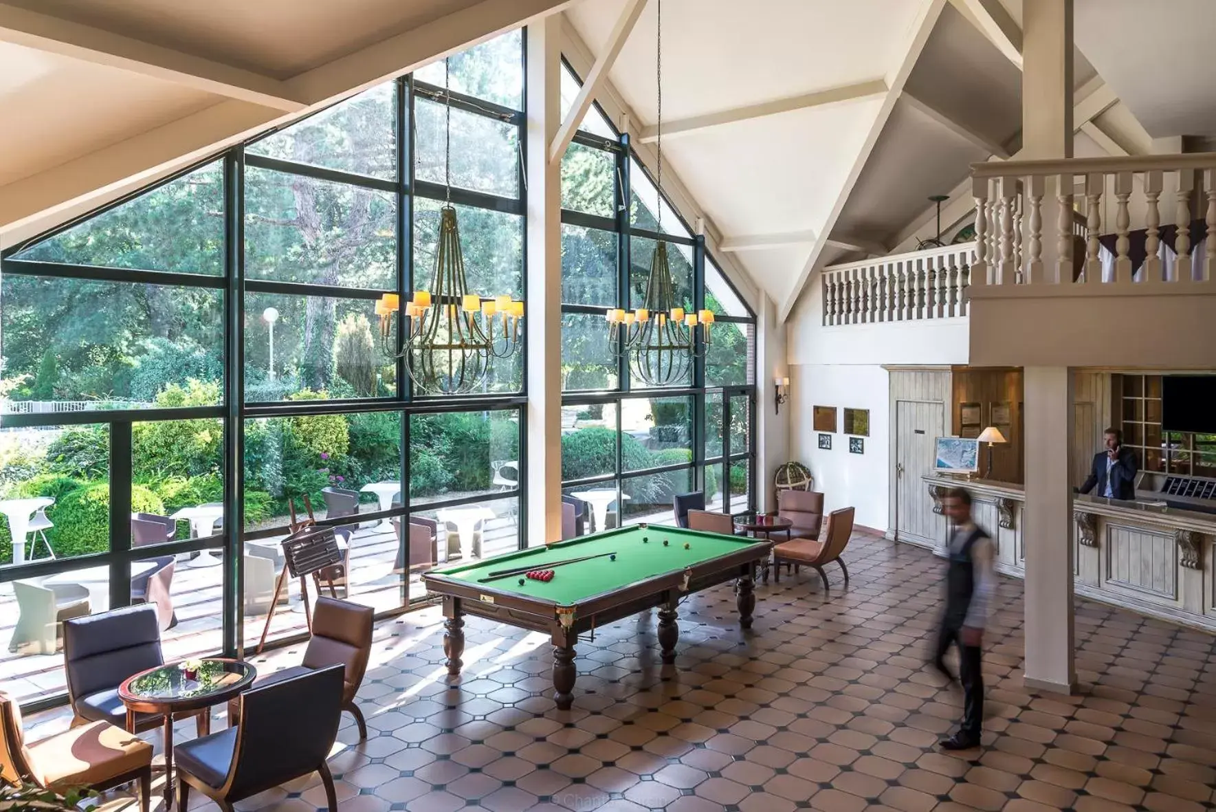 Billiard, Billiards in Hôtel du Parc