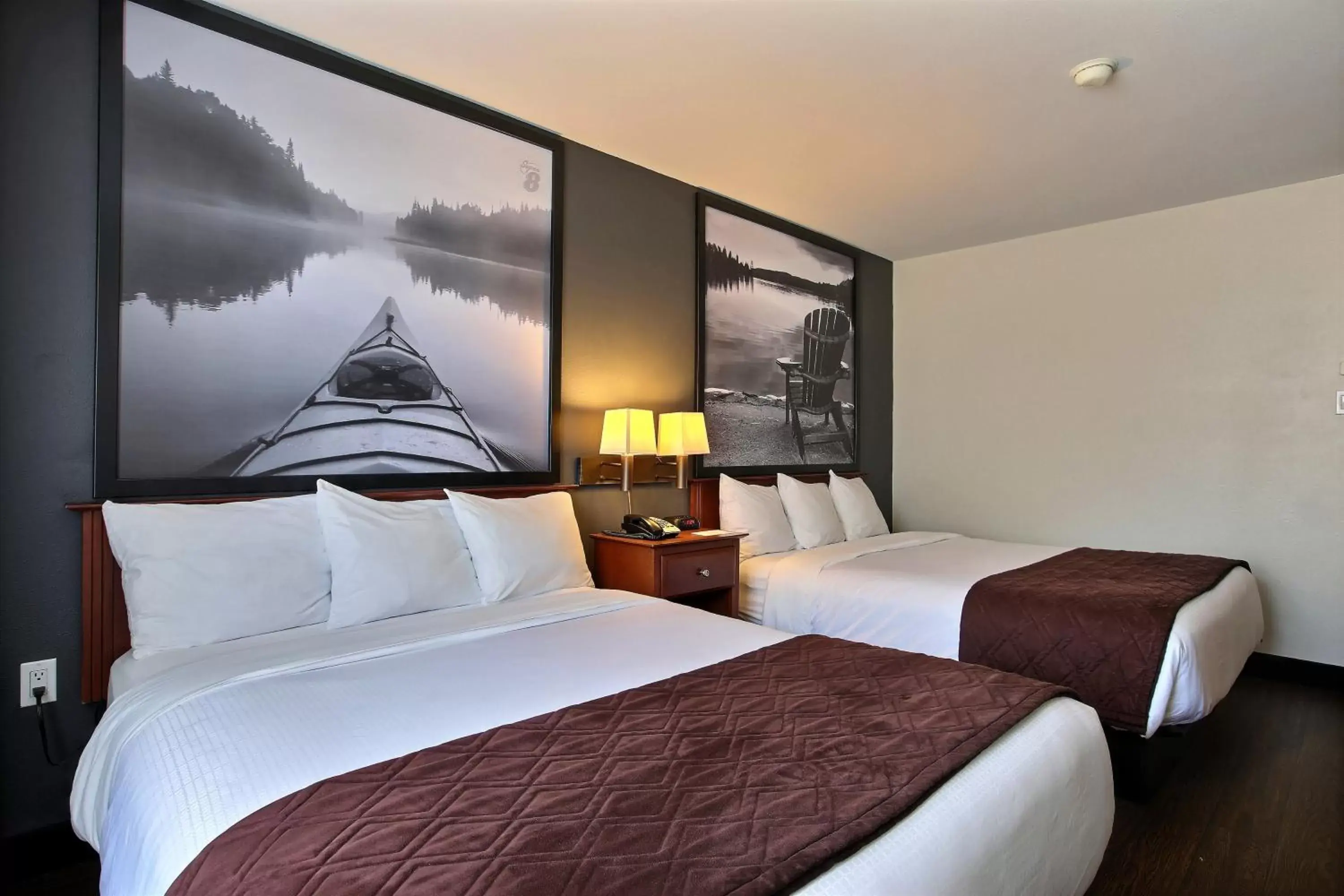 Queen Room with Two Queen Beds - Non-Smoking in Super 8 by Wyndham Trois-Rivieres