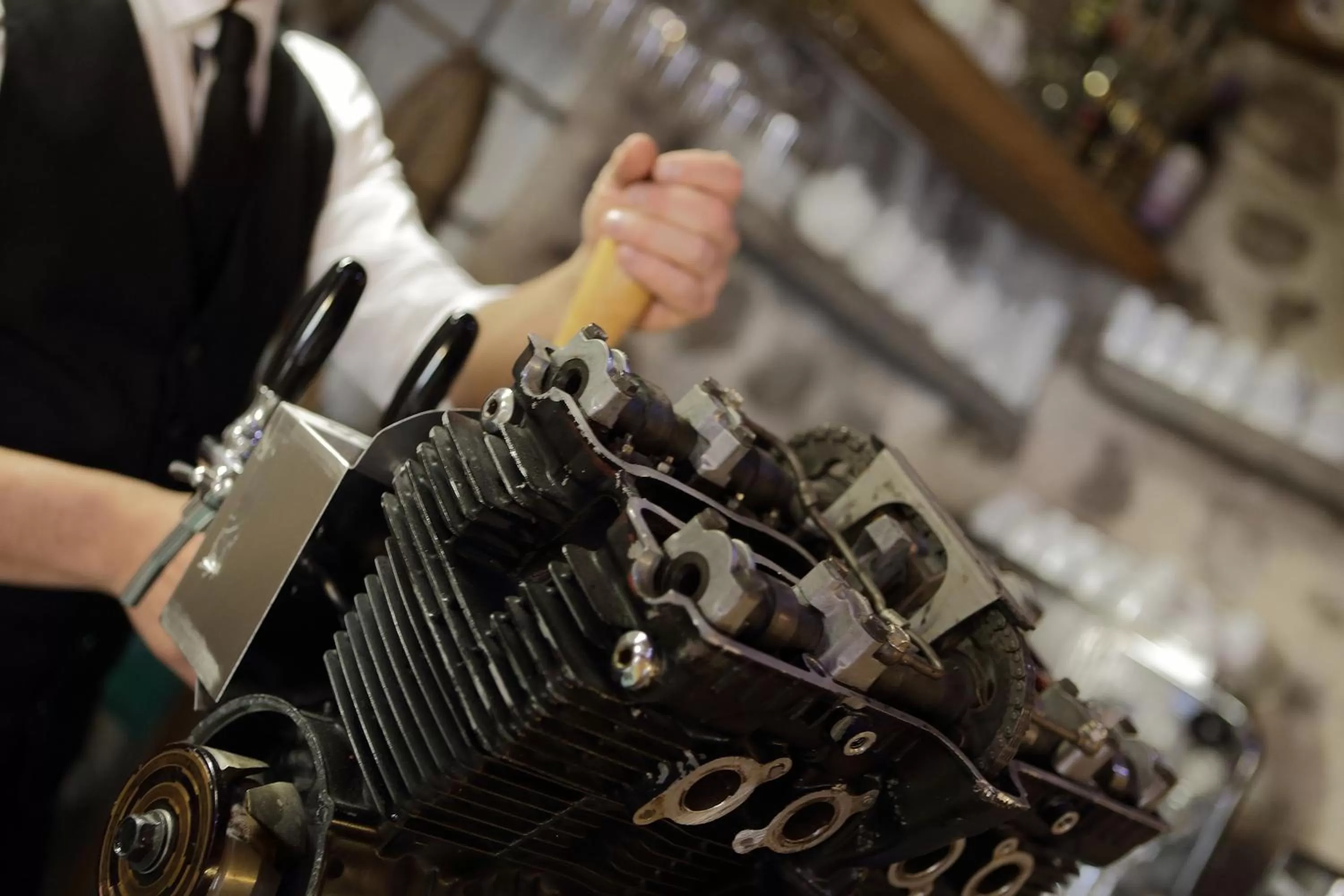 Decorative detail in Historic Hotel Ristorante La Stua