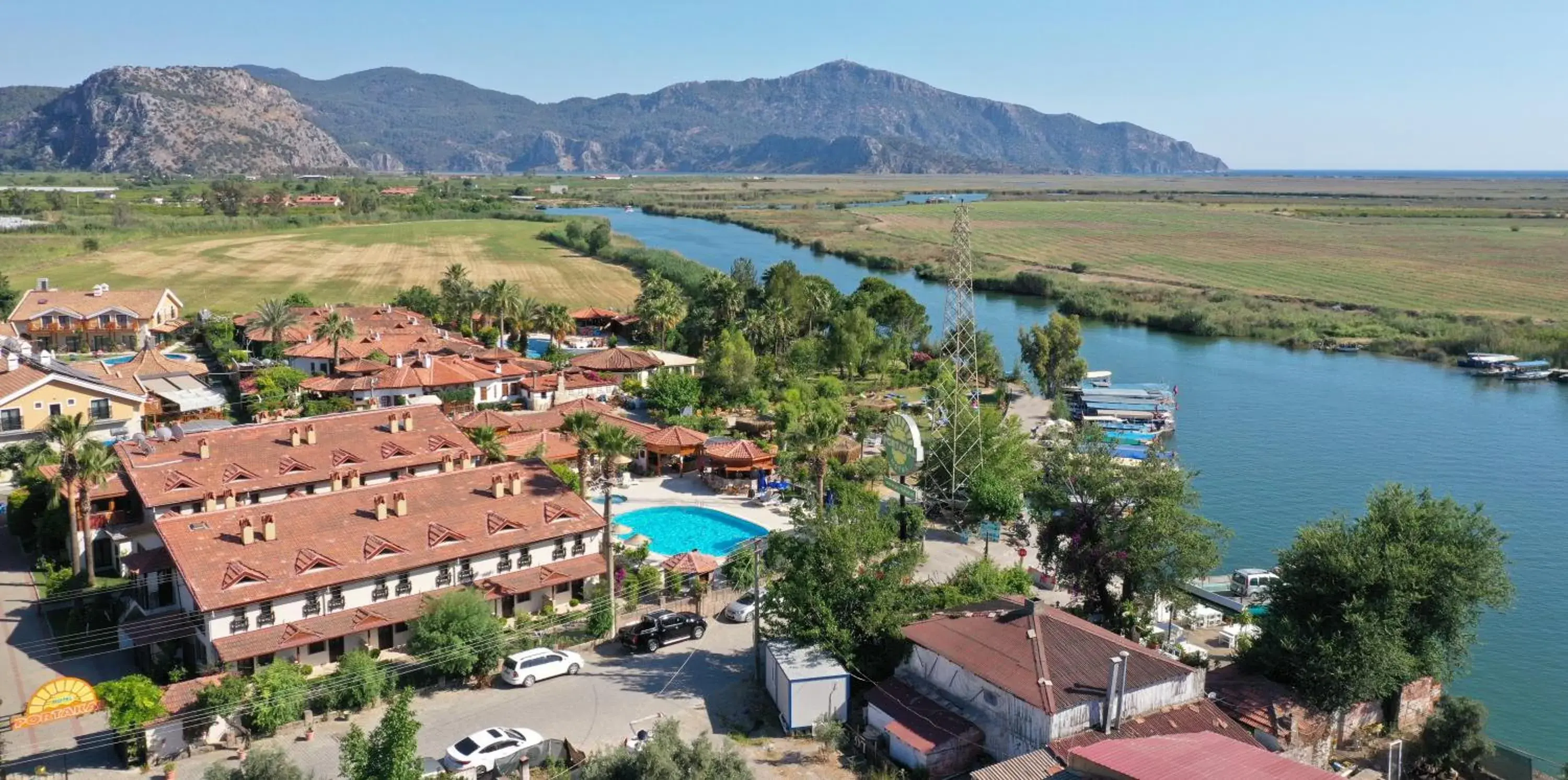 Property building, Bird's-eye View in Portakal Hotel Dalyan