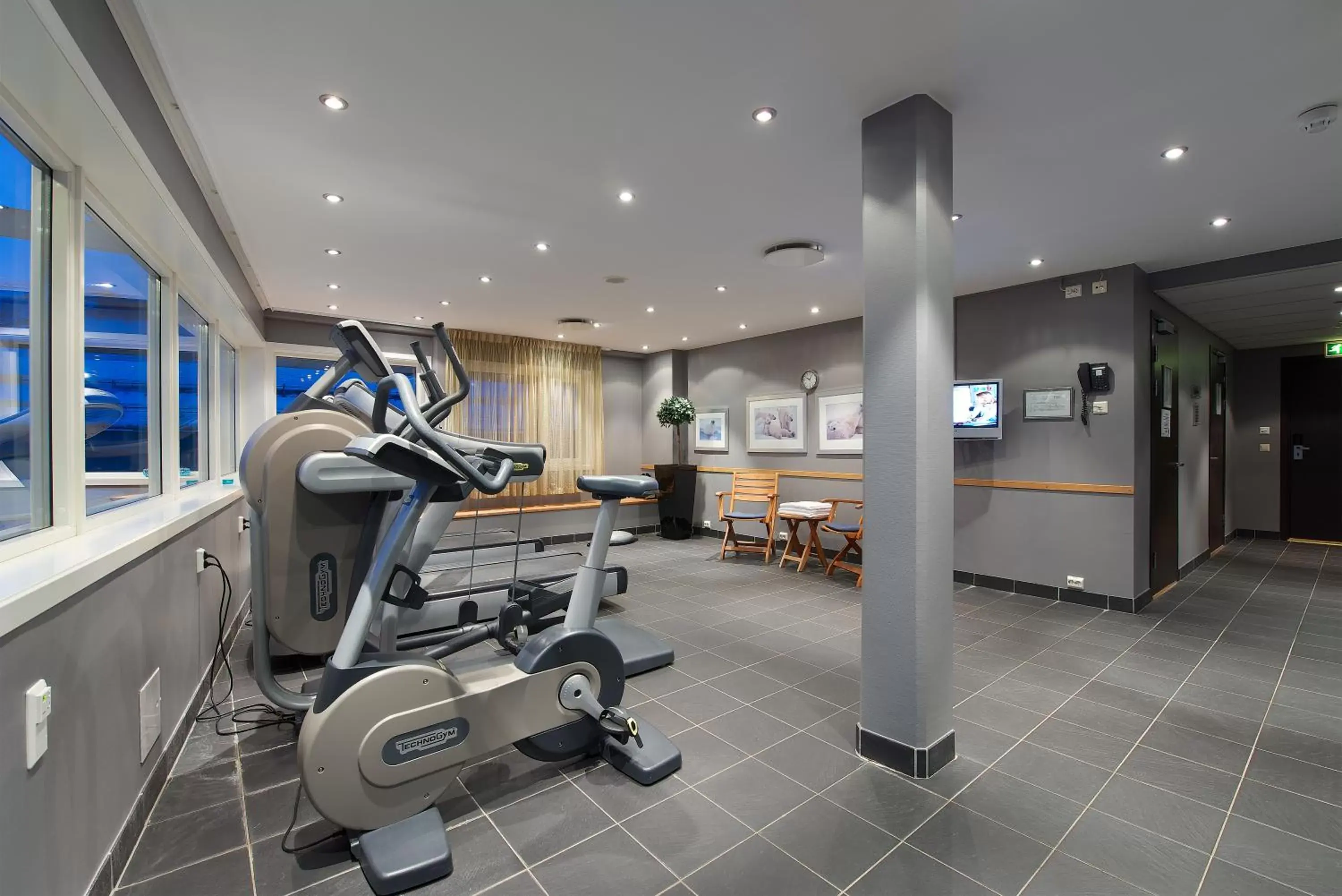 Fitness centre/facilities in Clarion Collection Hotel Aurora