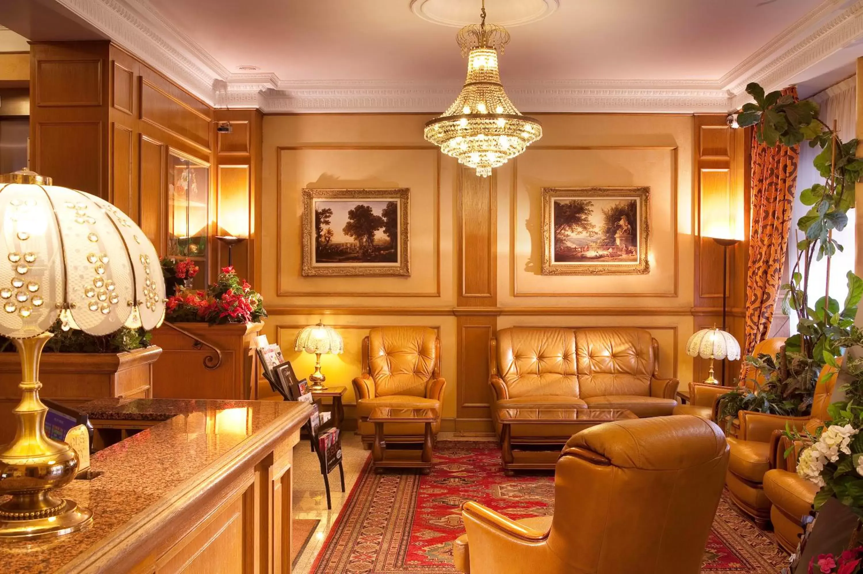 Lobby or reception, Lounge/Bar in Hotel Paix Republique