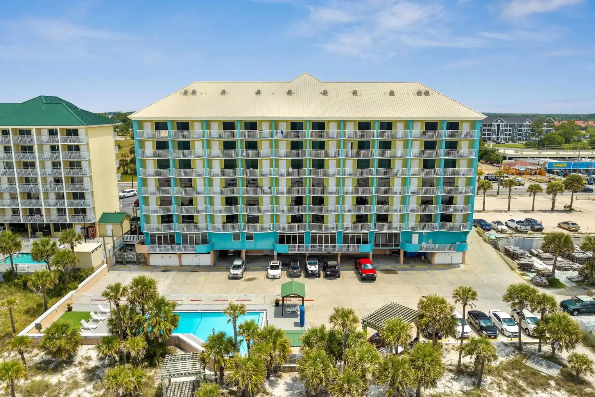 Property building, Pool View in Holiday Terrace Beachfront Hotel, a By The Sea Resort