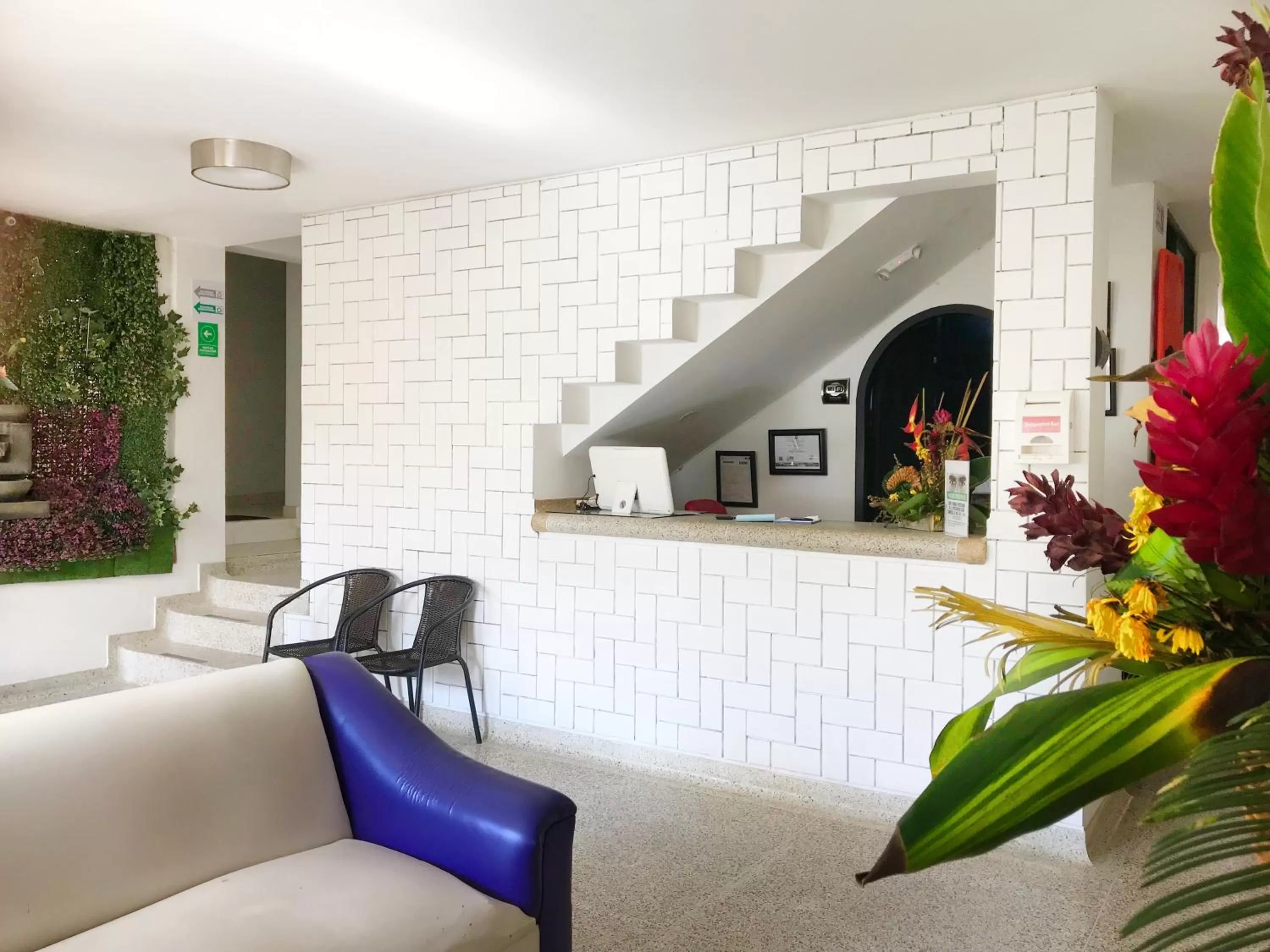 Lobby/Reception in Hotel Radoa