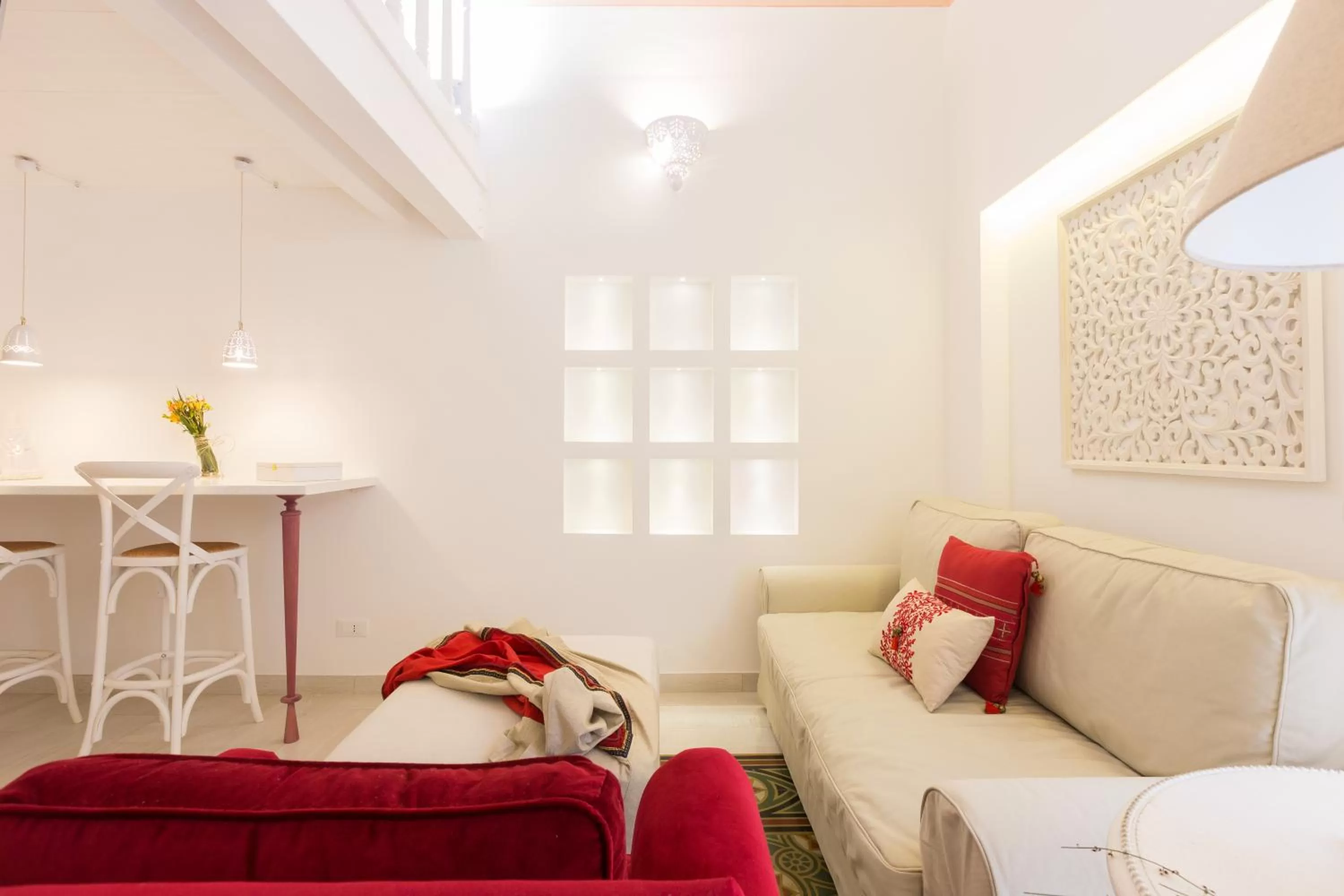 Living room in Suite Le Perle