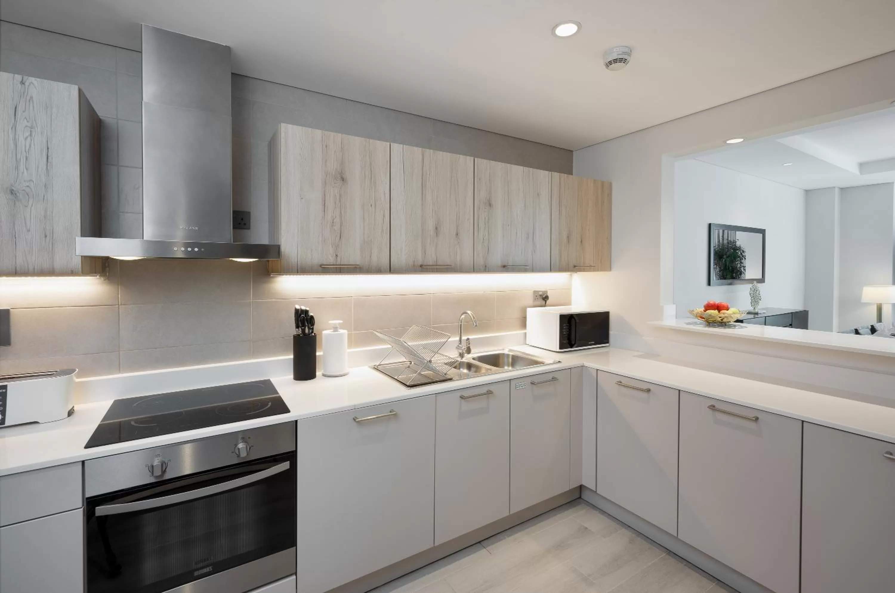 Kitchen or kitchenette in Centara West Bay Hotel & Residences Doha