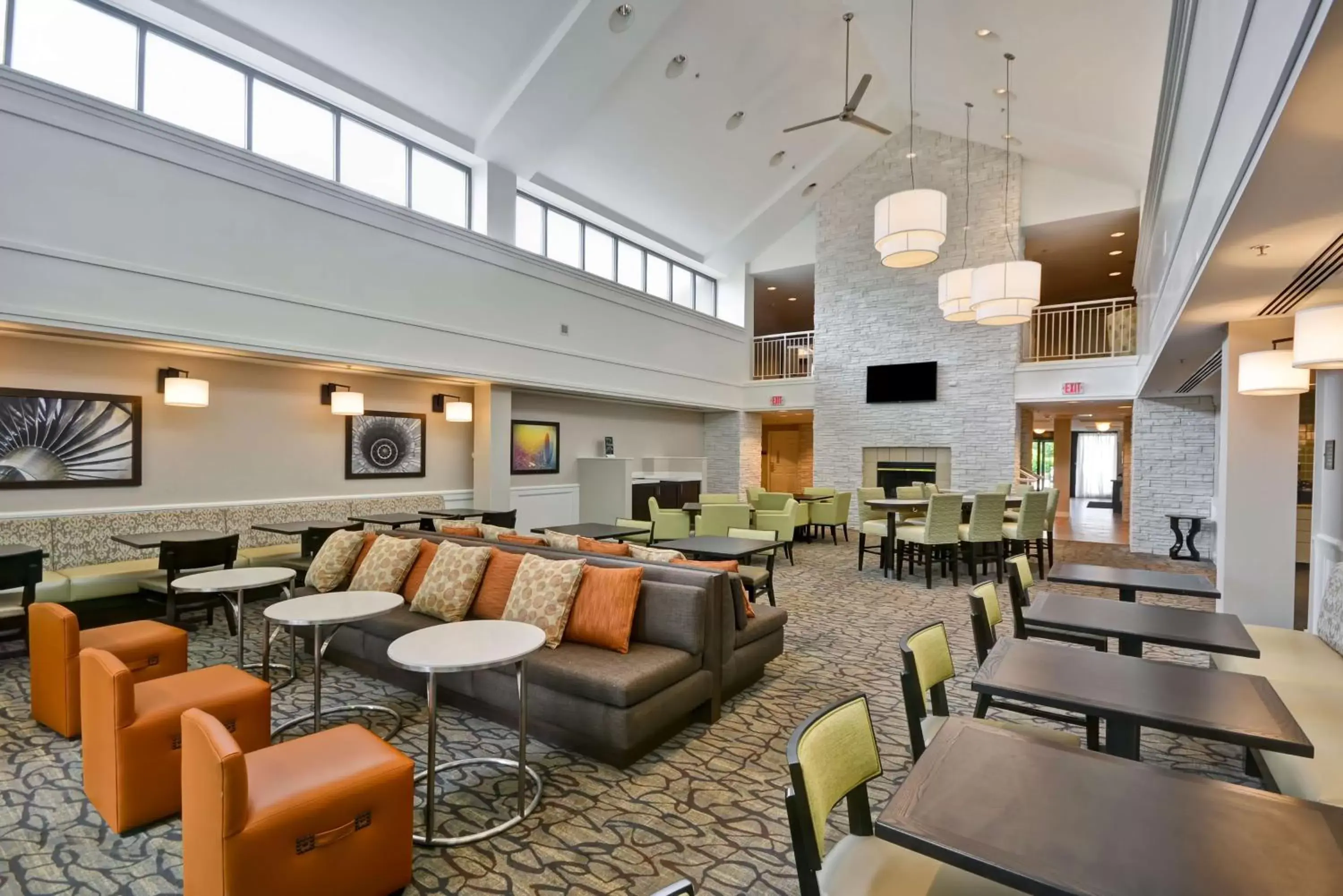Lobby or reception in Homewood Suites Dulles-International Airport