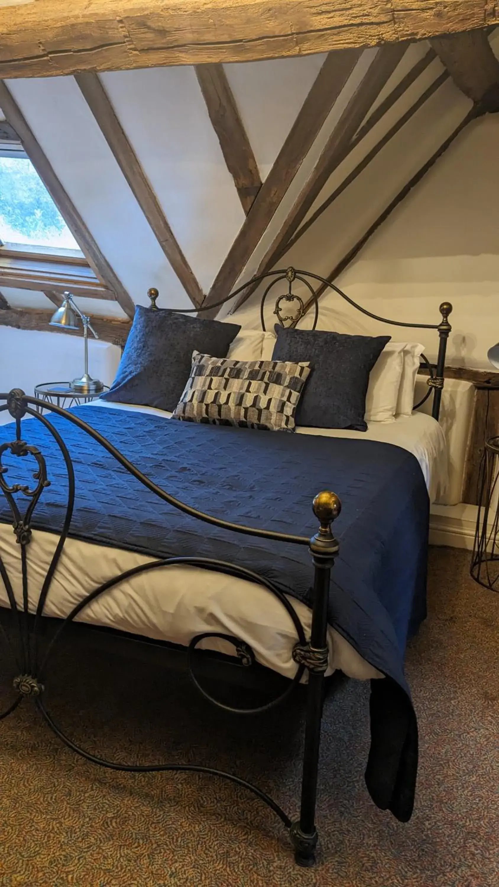 Bed in Old Rectory House & Orangery Rooms