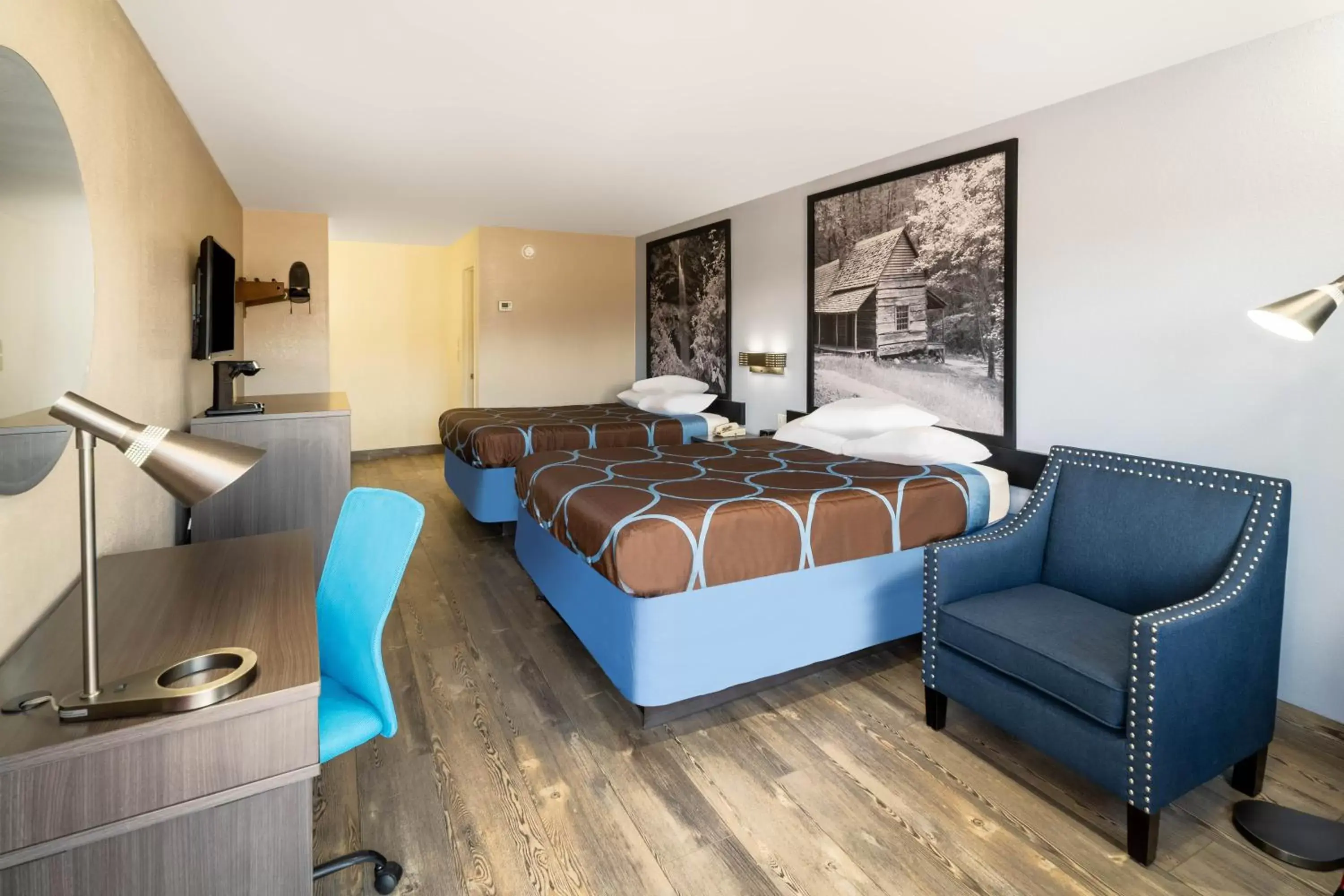 Bed in Super 8 by Wyndham Cleveland