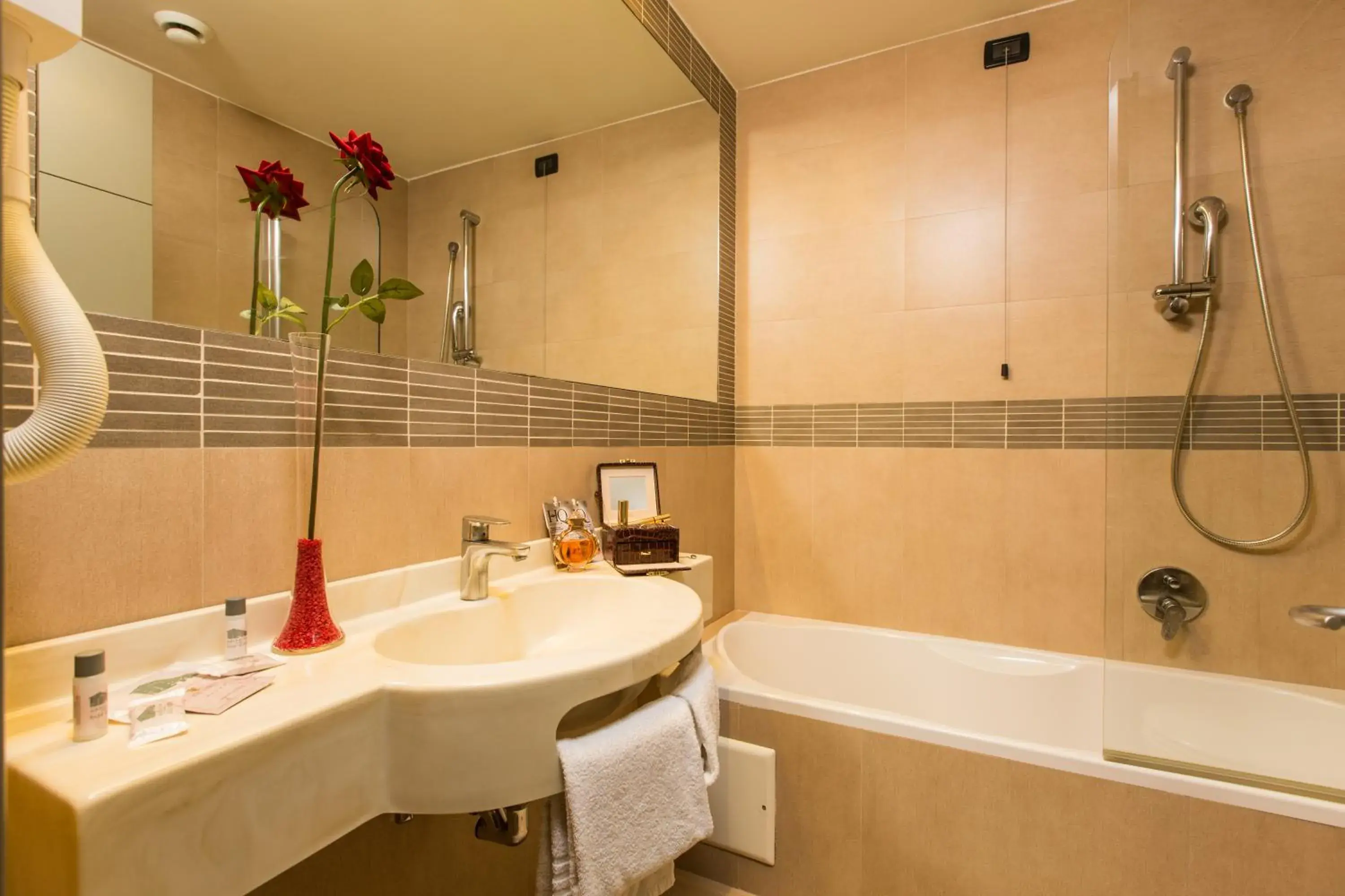 Bathroom in Ardeatina Park Hotel