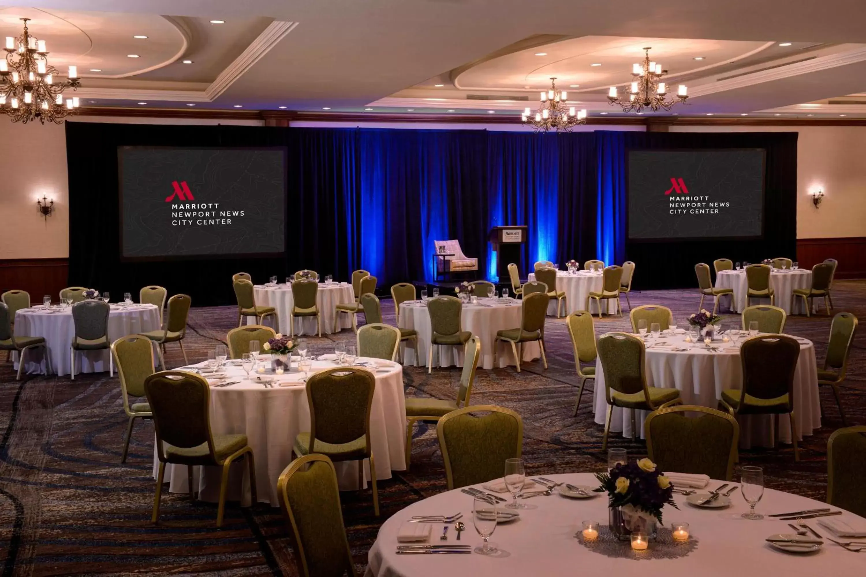 Meeting/conference room, Banquet Facilities in Newport News Marriott at City Center