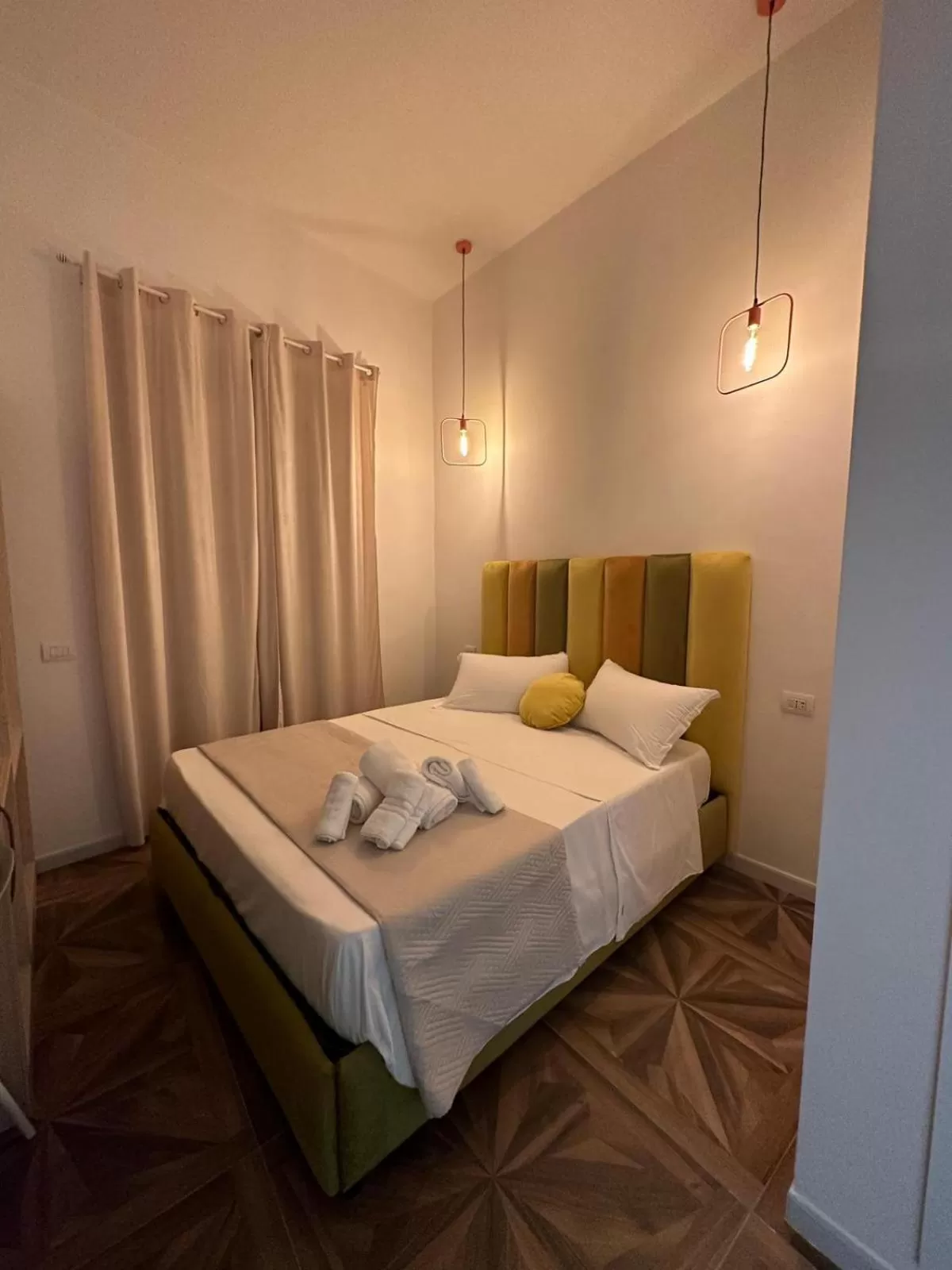 Bed in San Ferdinando suite room