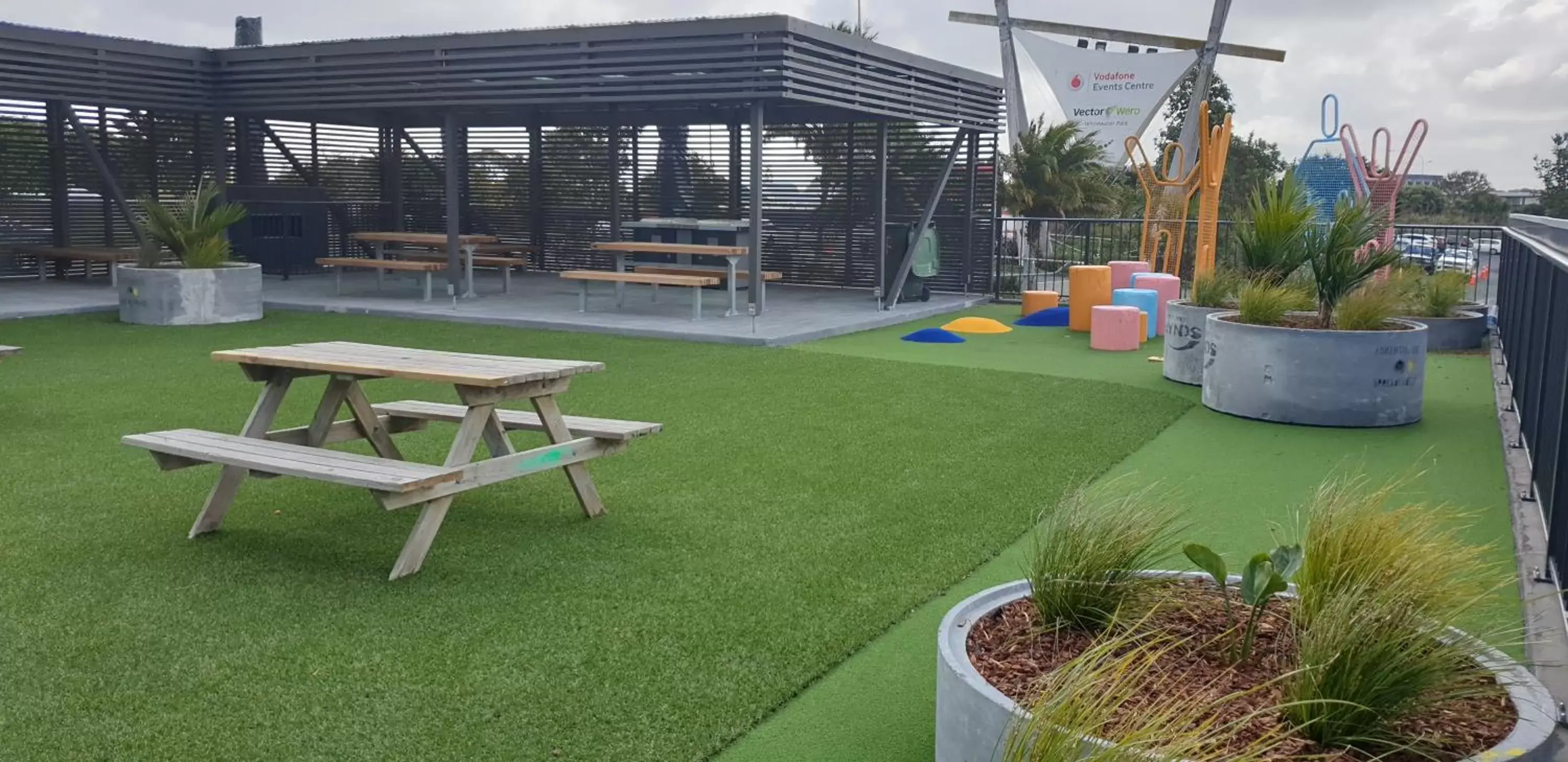 Patio, Garden in Ramada Suites by Wyndham Manukau