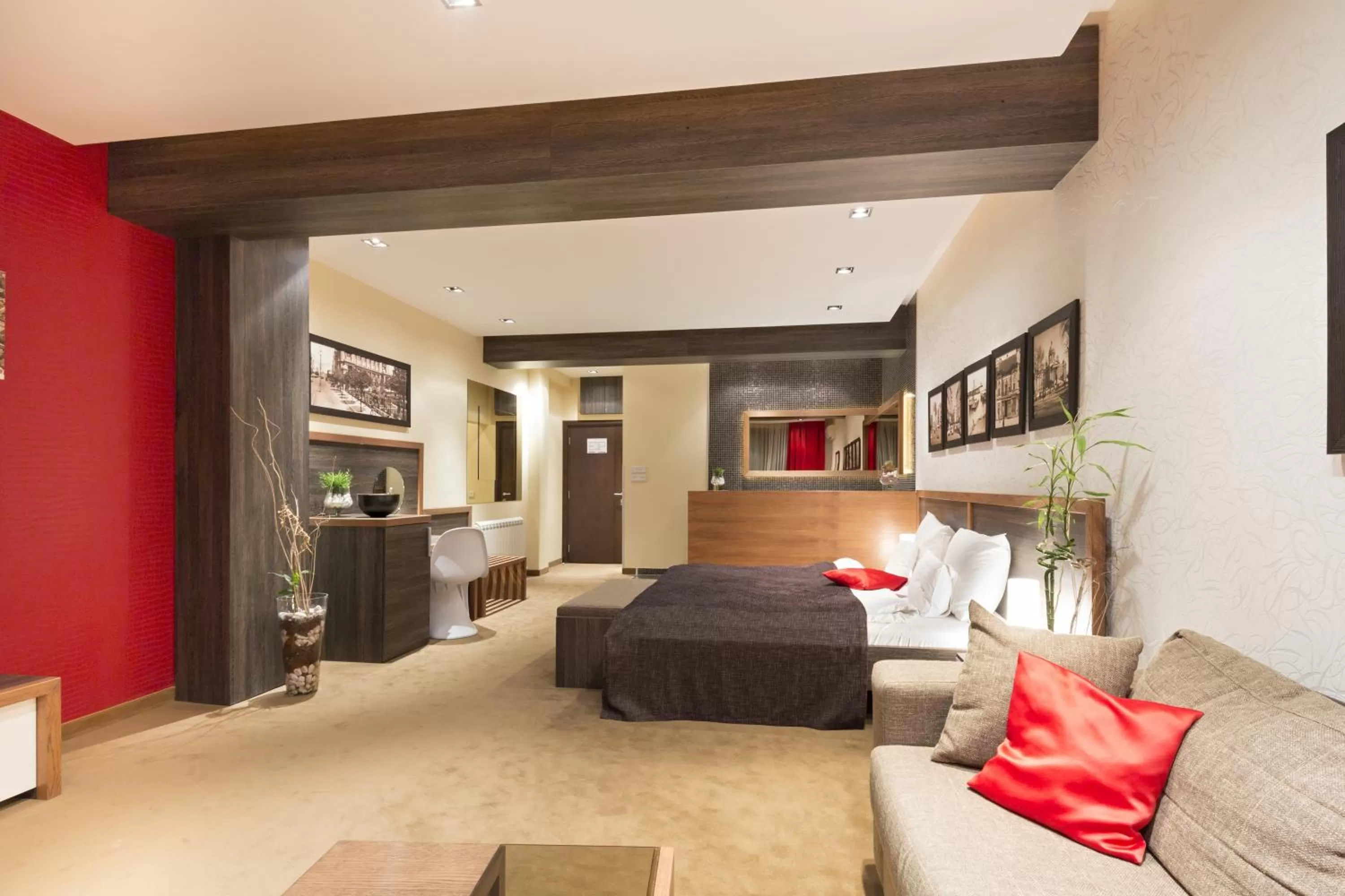 Bed, Lobby/Reception in Belgrade Boutique House