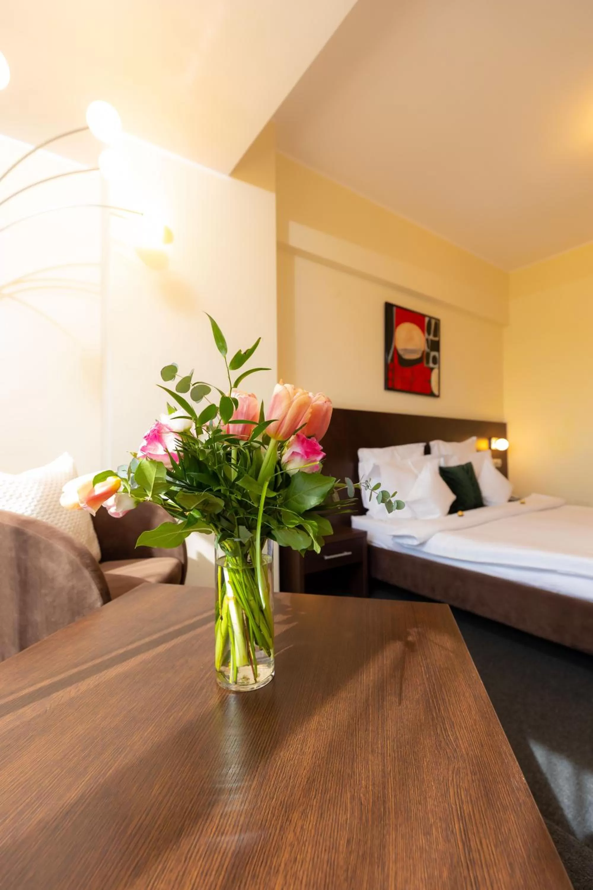 View (from property/room), Bed in Hotel Terra Balneo