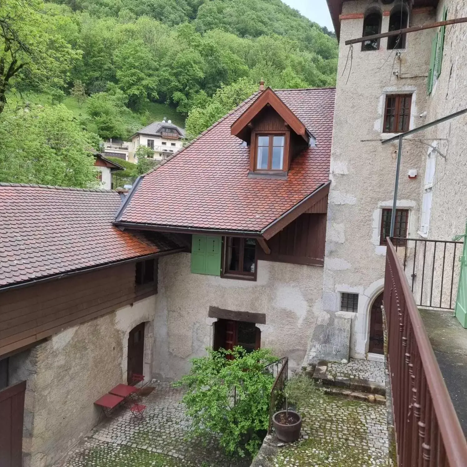 View (from property/room) in La Vallombreuse