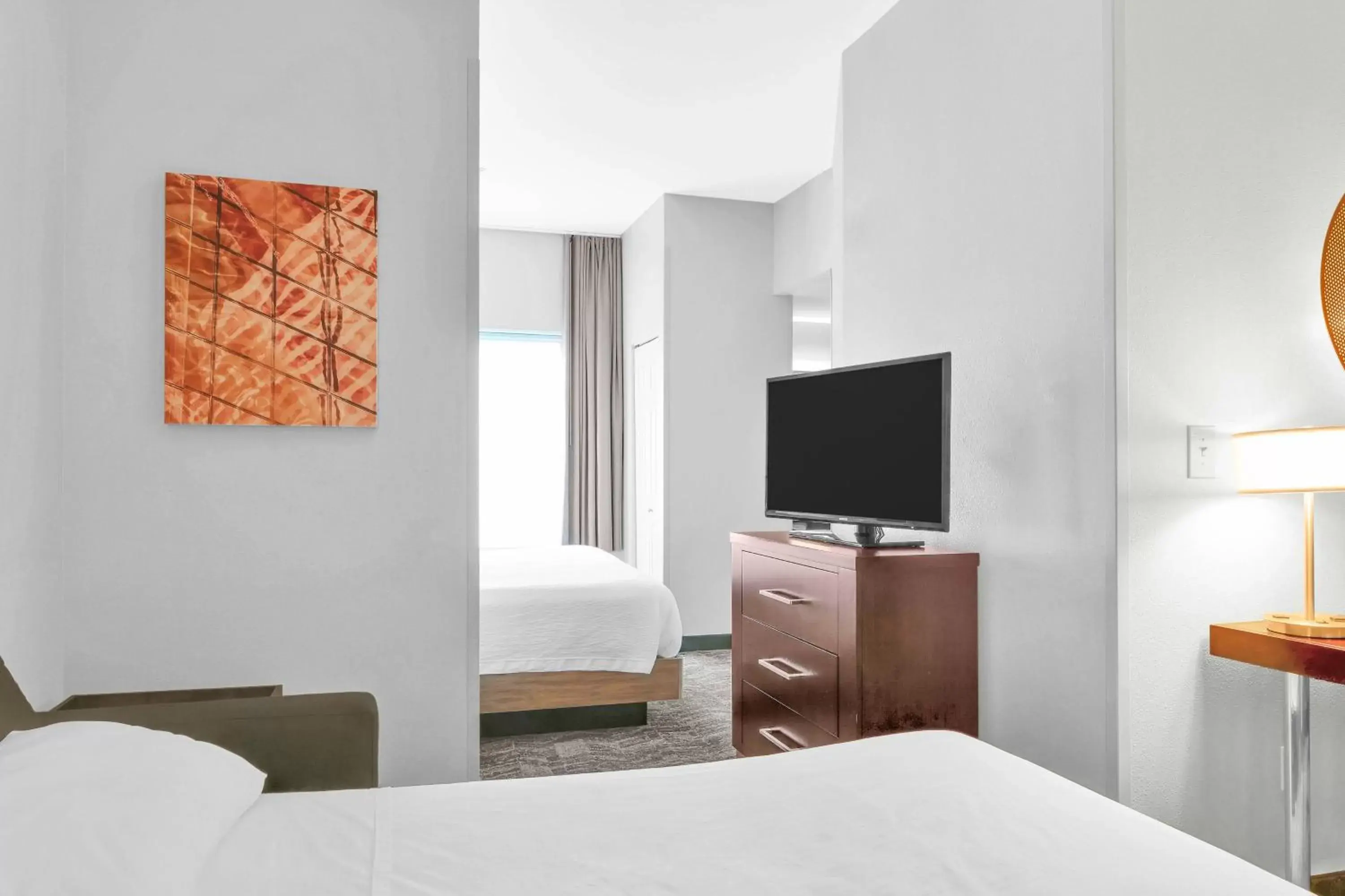 Bedroom, Bed in SpringHill Suites by Marriott Tarrytown Westchester County