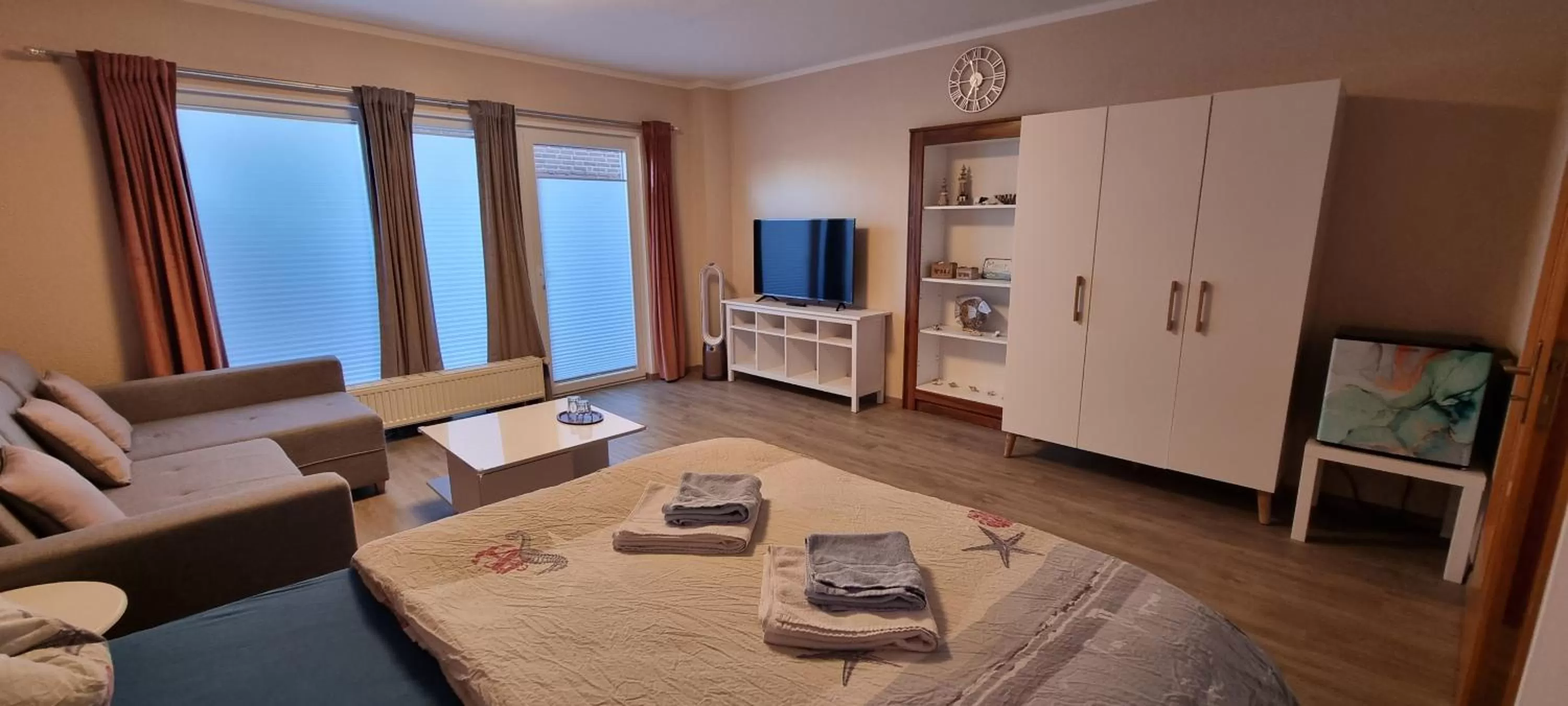 Bed in Hotel Pension Nordseewelle