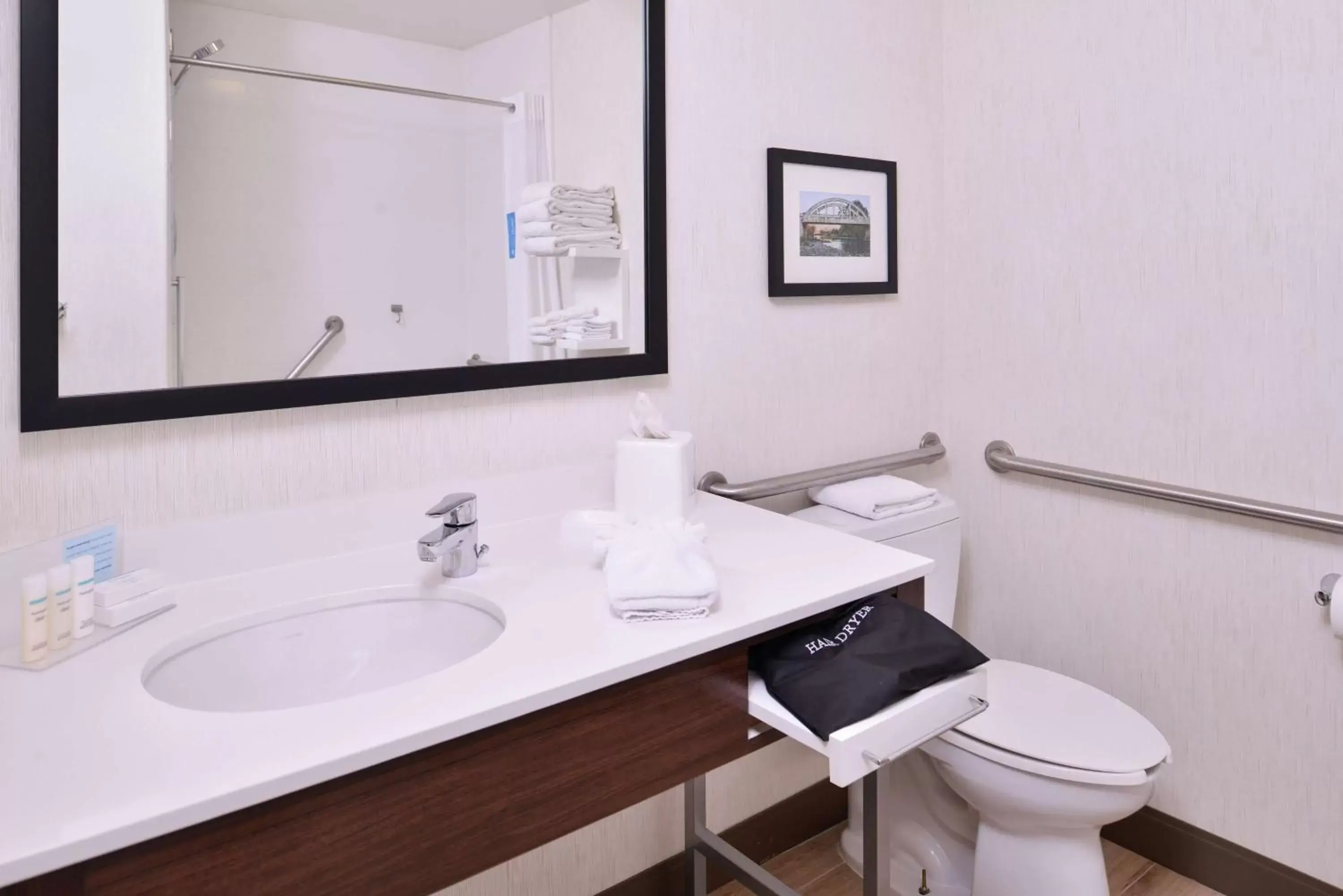 Bathroom in Hampton Inn & Suites Woodland-Sacramento Area