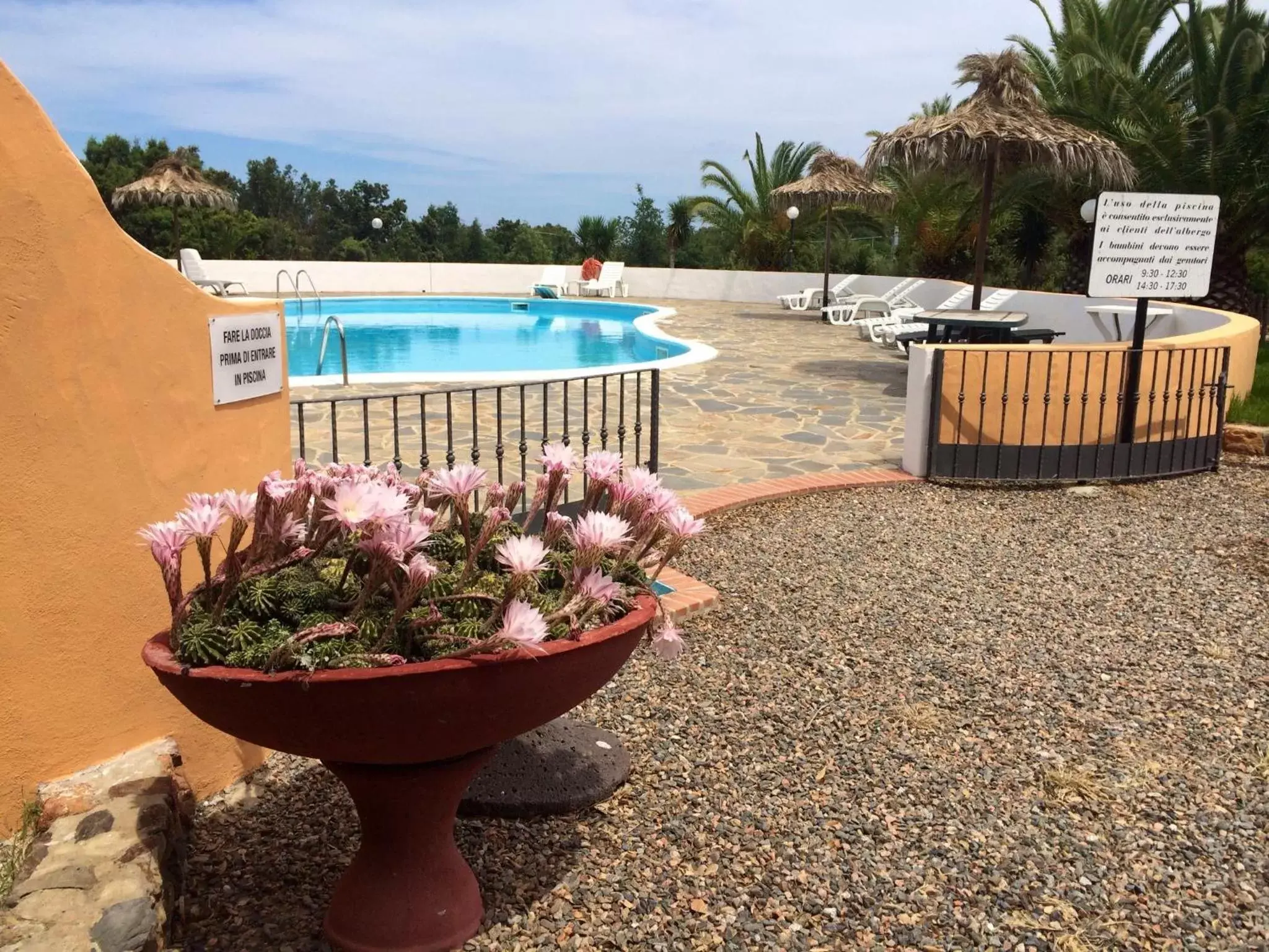 Decorative detail, Swimming Pool in Il Castello