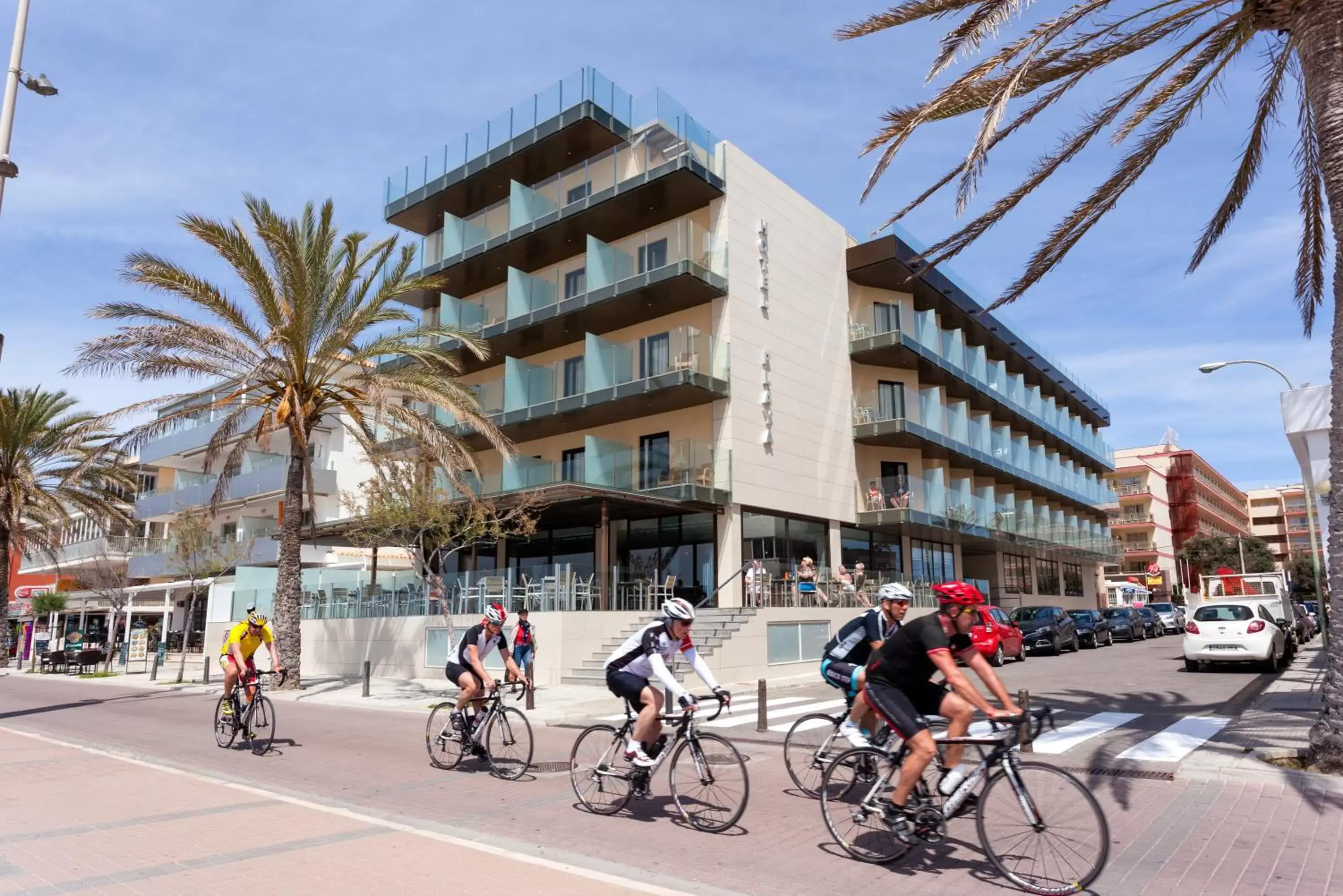 Property building, Biking in Hotel Playa Adults Only