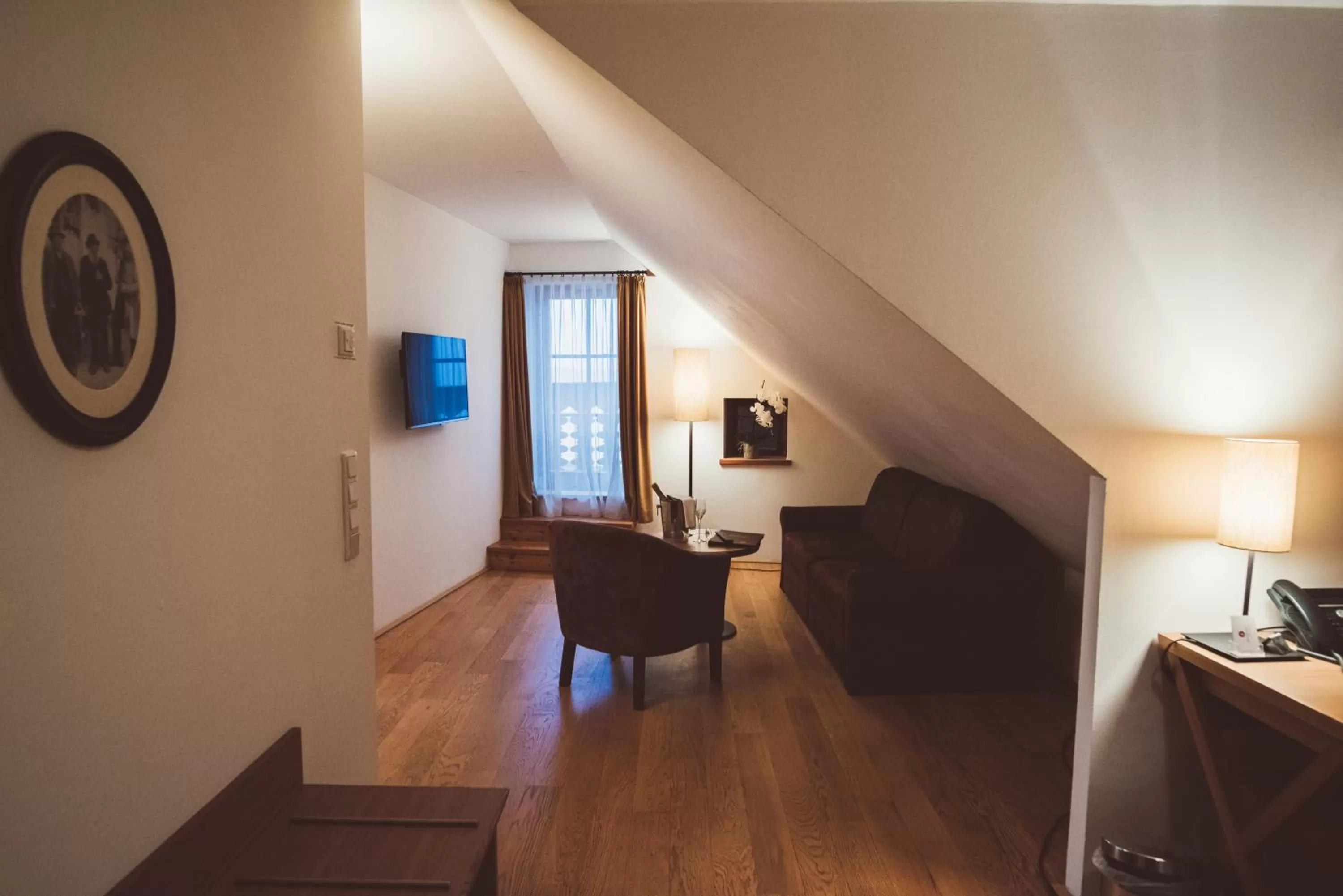 Seating area in Heritage Hotel Hallstatt