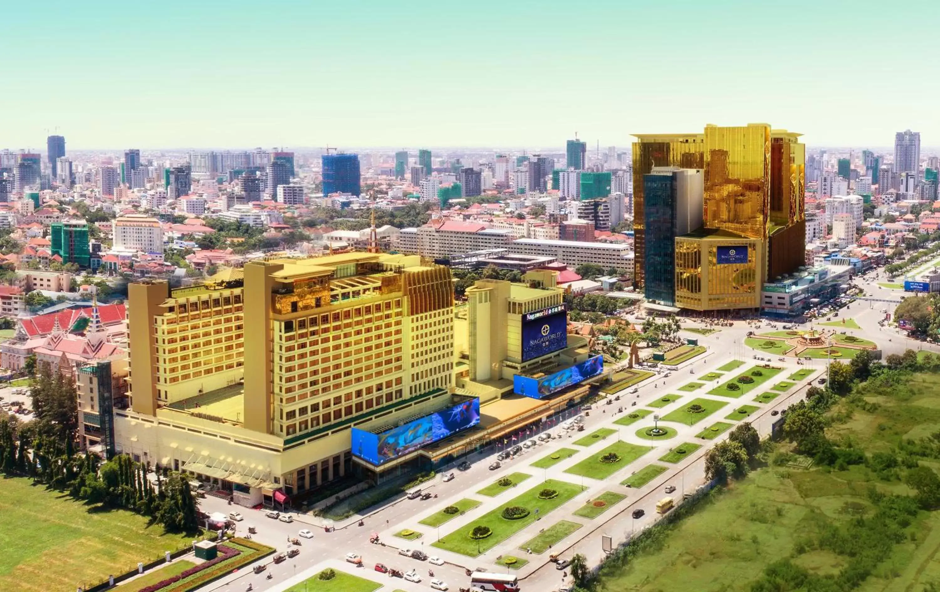 Property building, Bird's-eye View in NagaWorld Hotel & Entertainment Complex