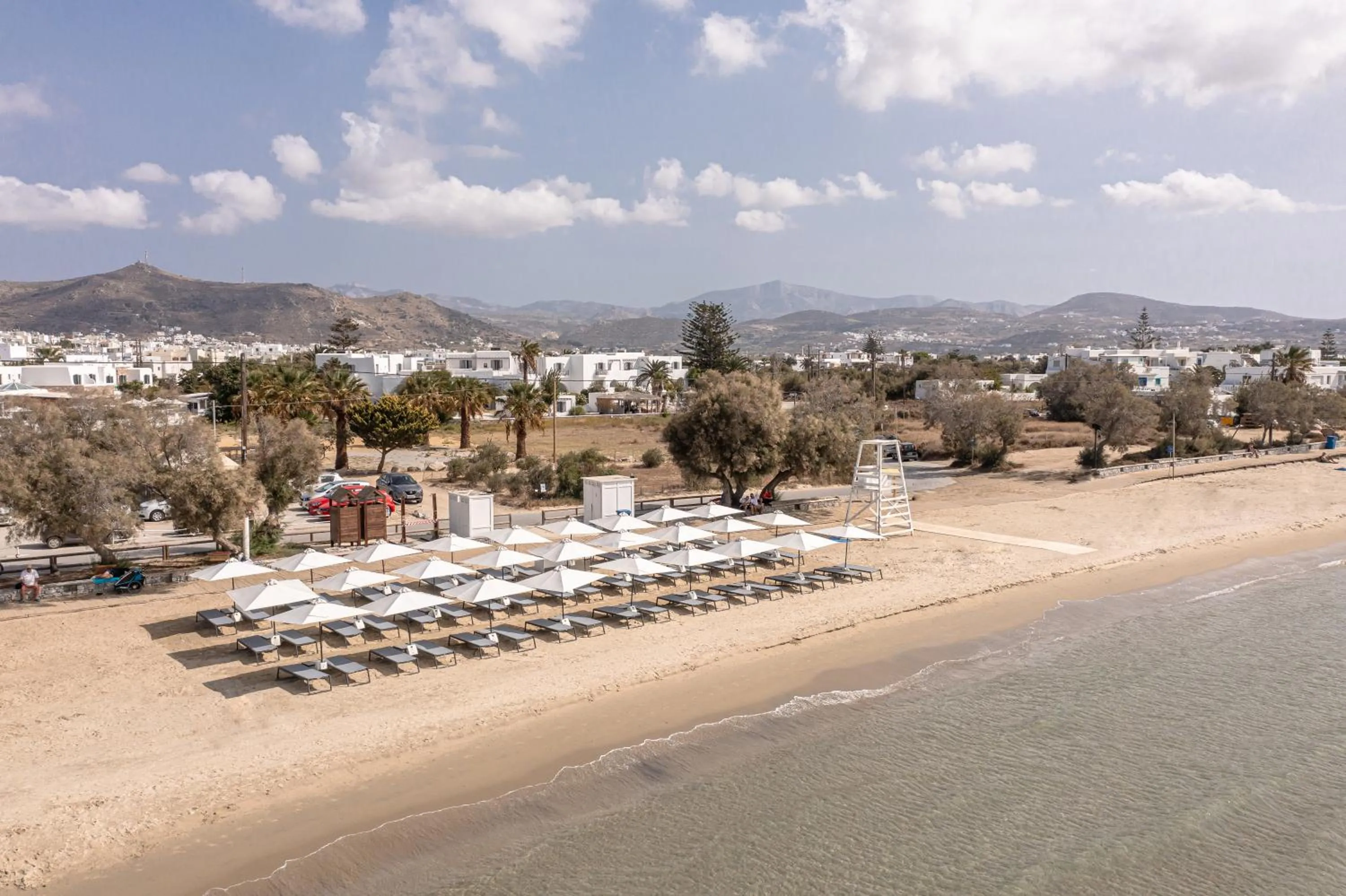 sunbed in Naxos Resort Beach Hotel