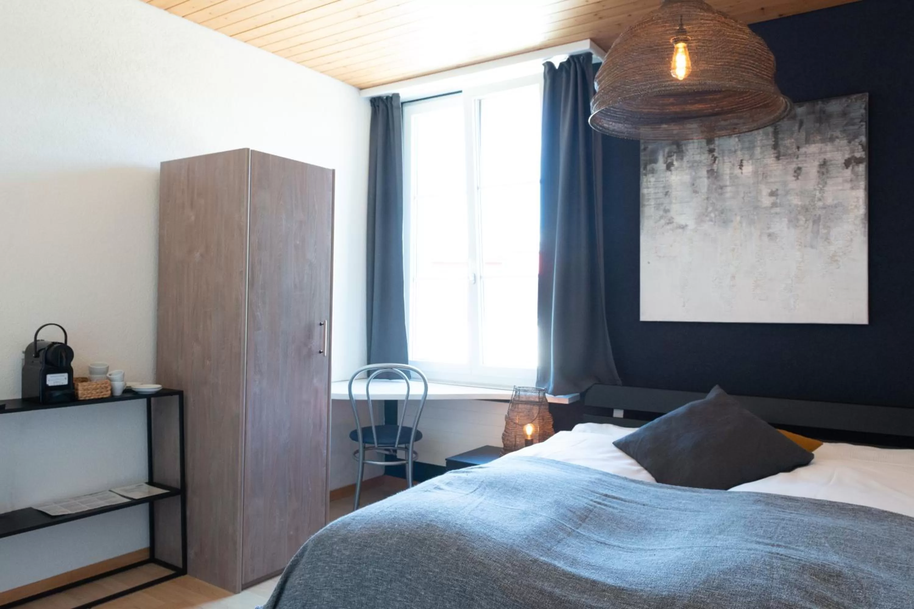 Bedroom, Bed in Hotel - Restaurant Waage