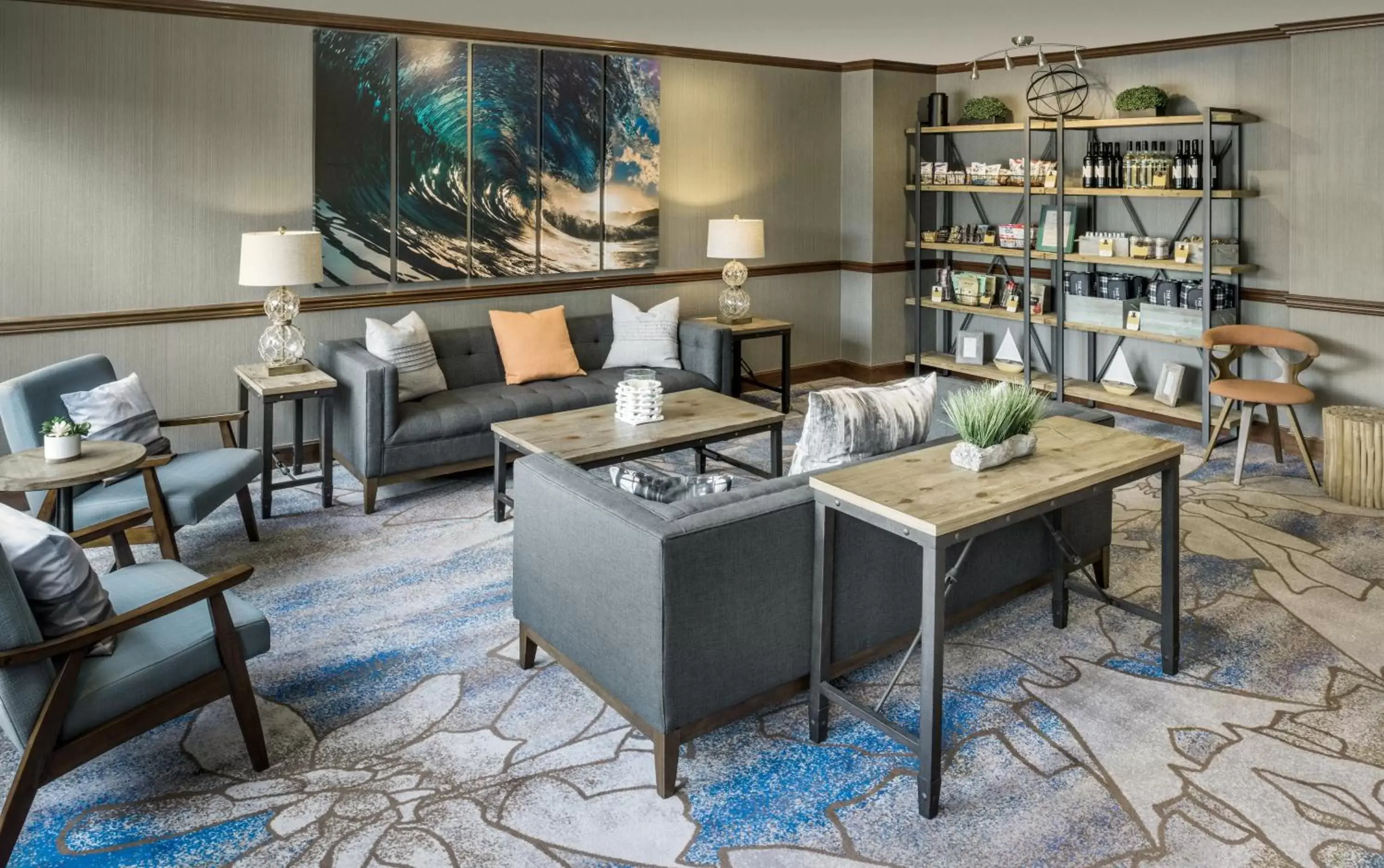 Lobby or reception, Seating Area in The Newport Harbor Hotel & Marina