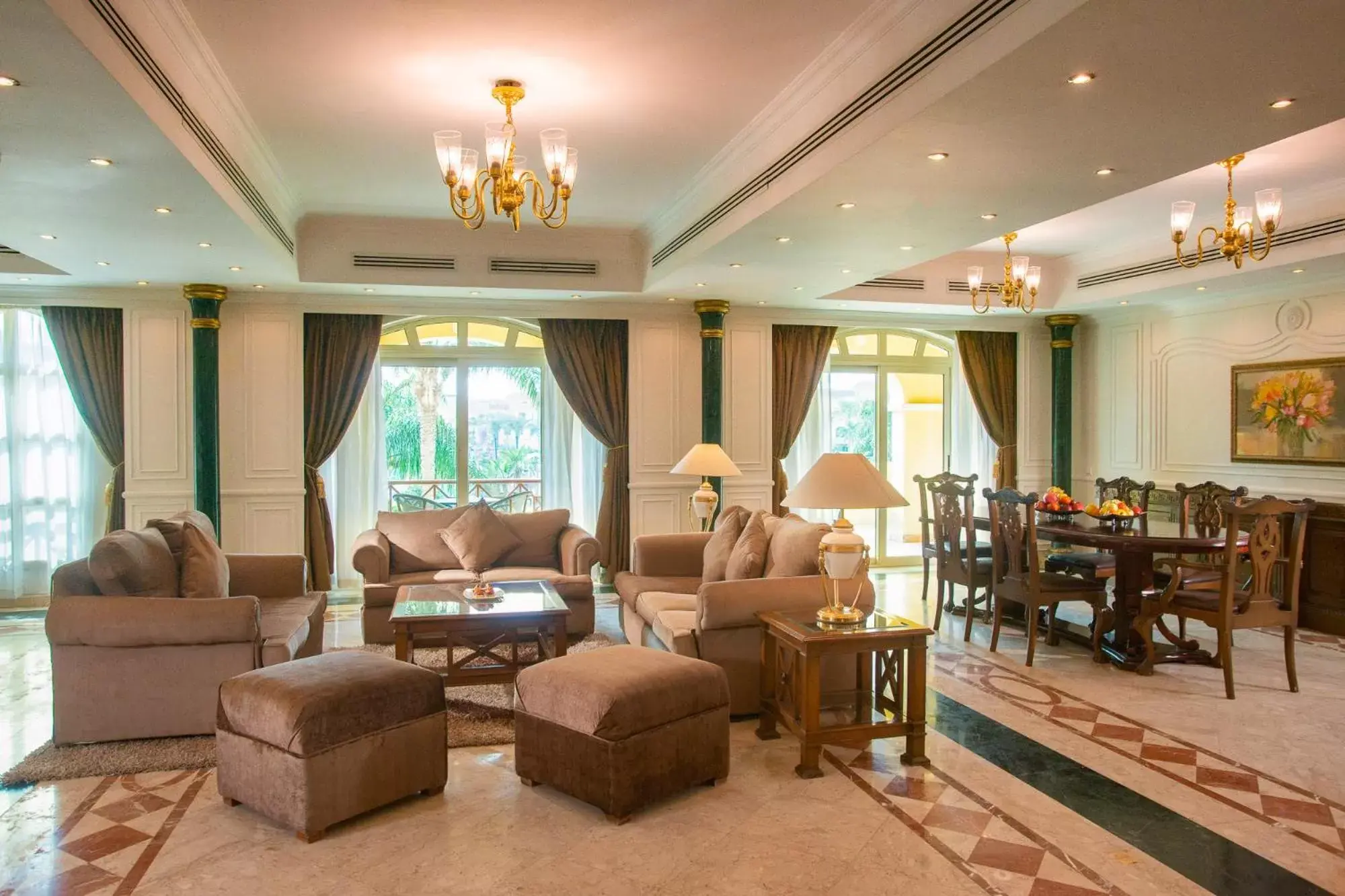 Seating area in Mövenpick Hotel Cairo - Media City