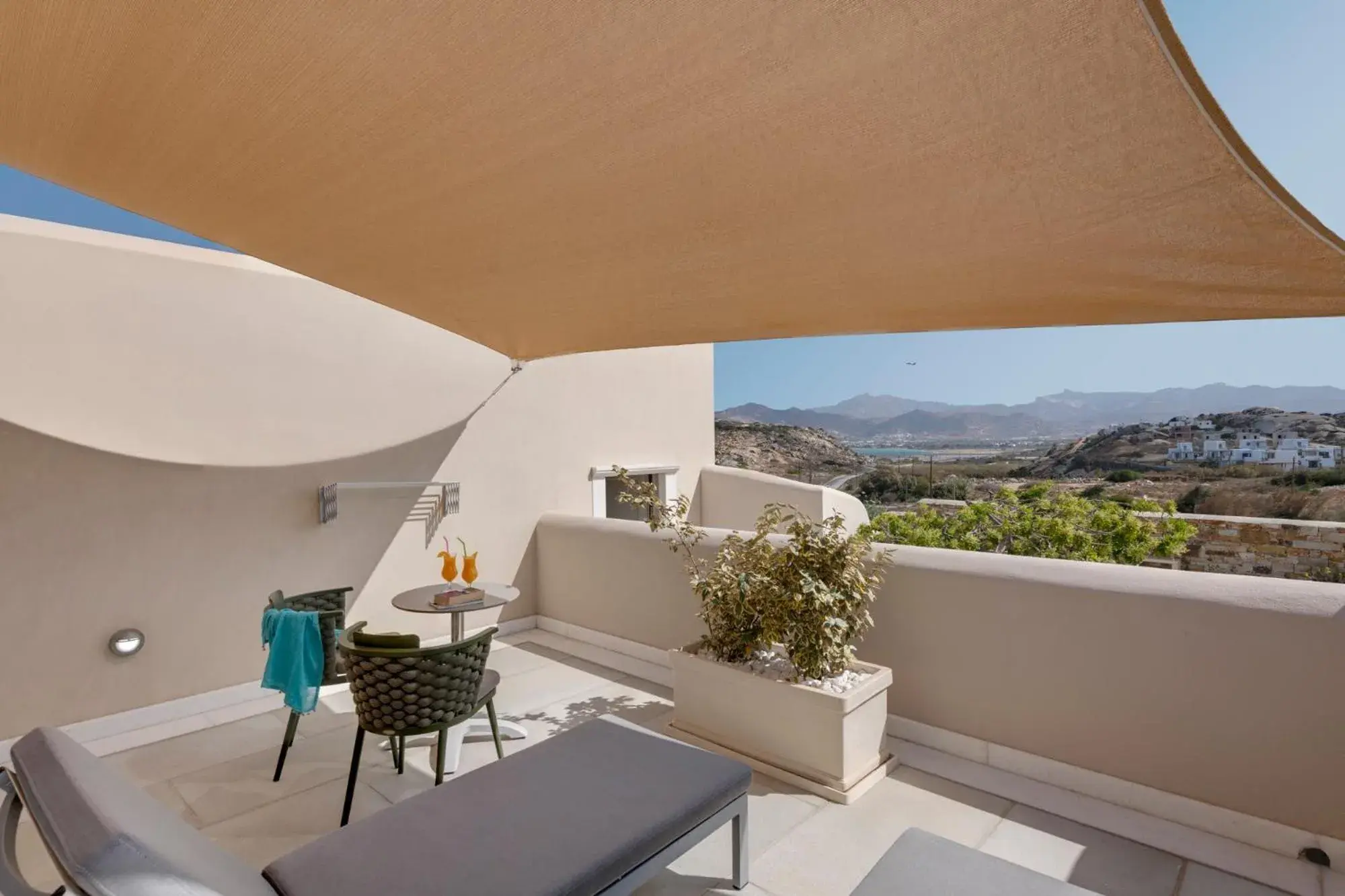 Balcony/Terrace in Kouros Art Hotel (Adults Only)