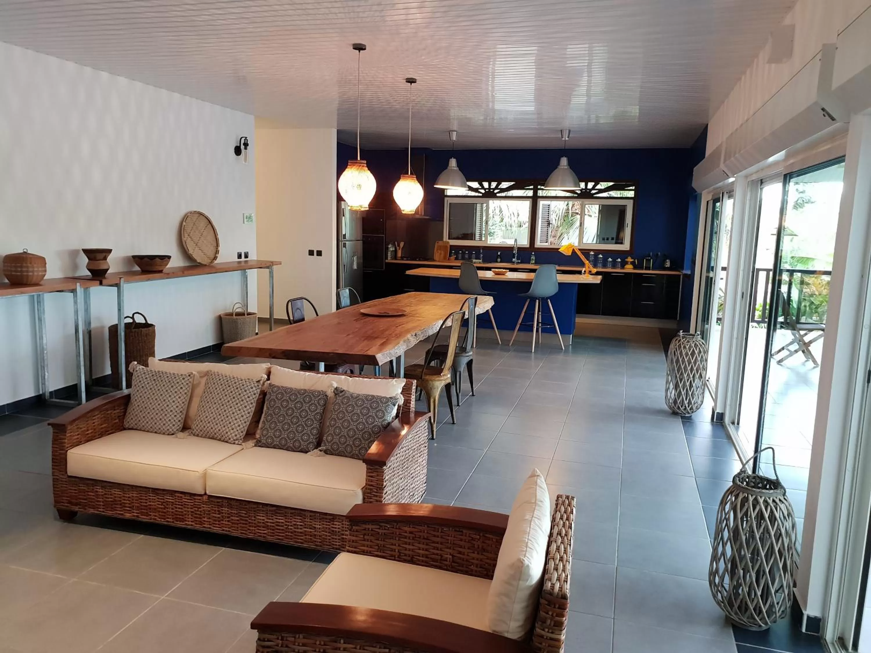 Living room in Shikoa Sobole - Le Morpho et l'Ara