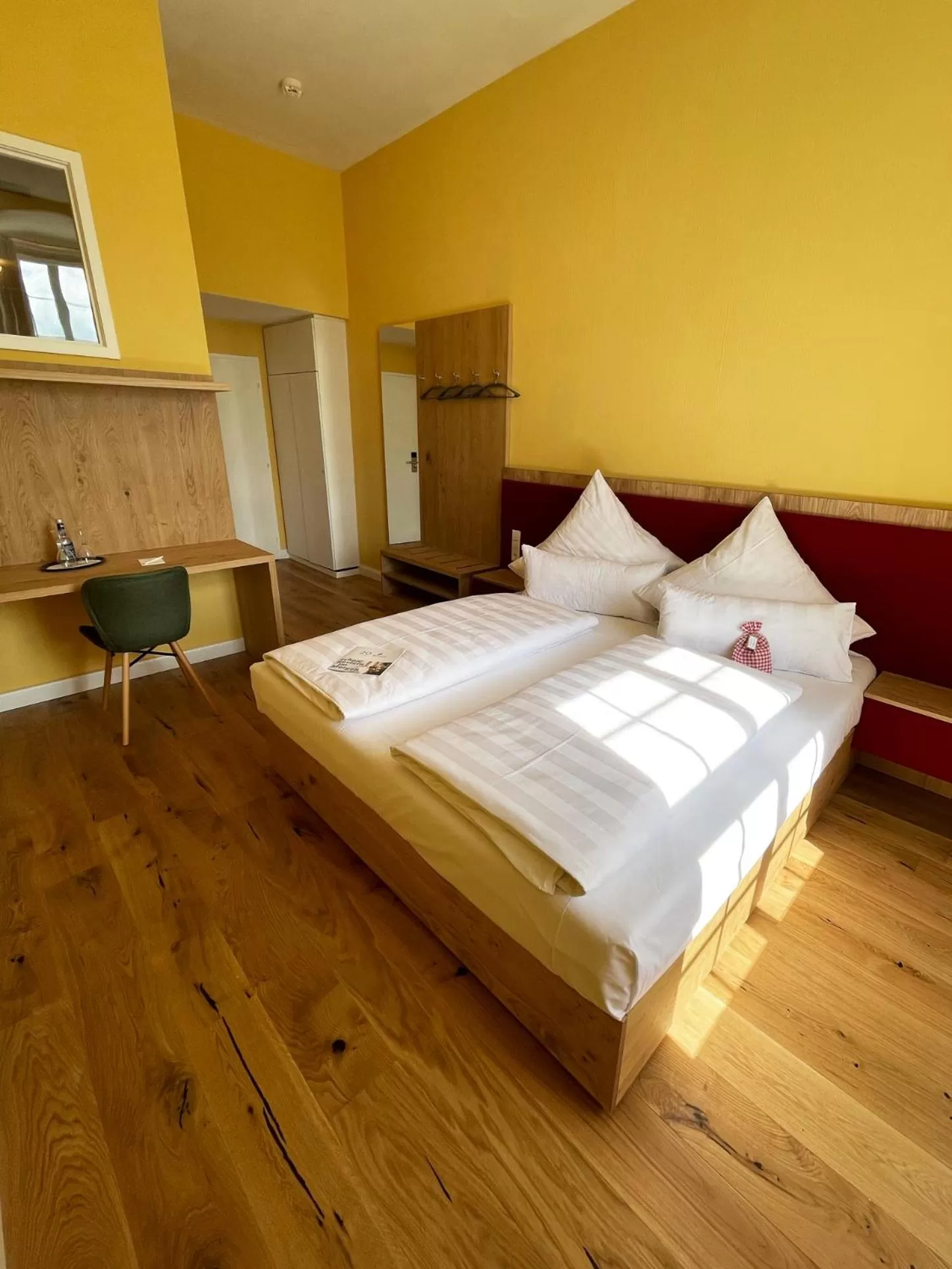 Photo of the whole room, Bed in BioHotel Schloss Kirchberg