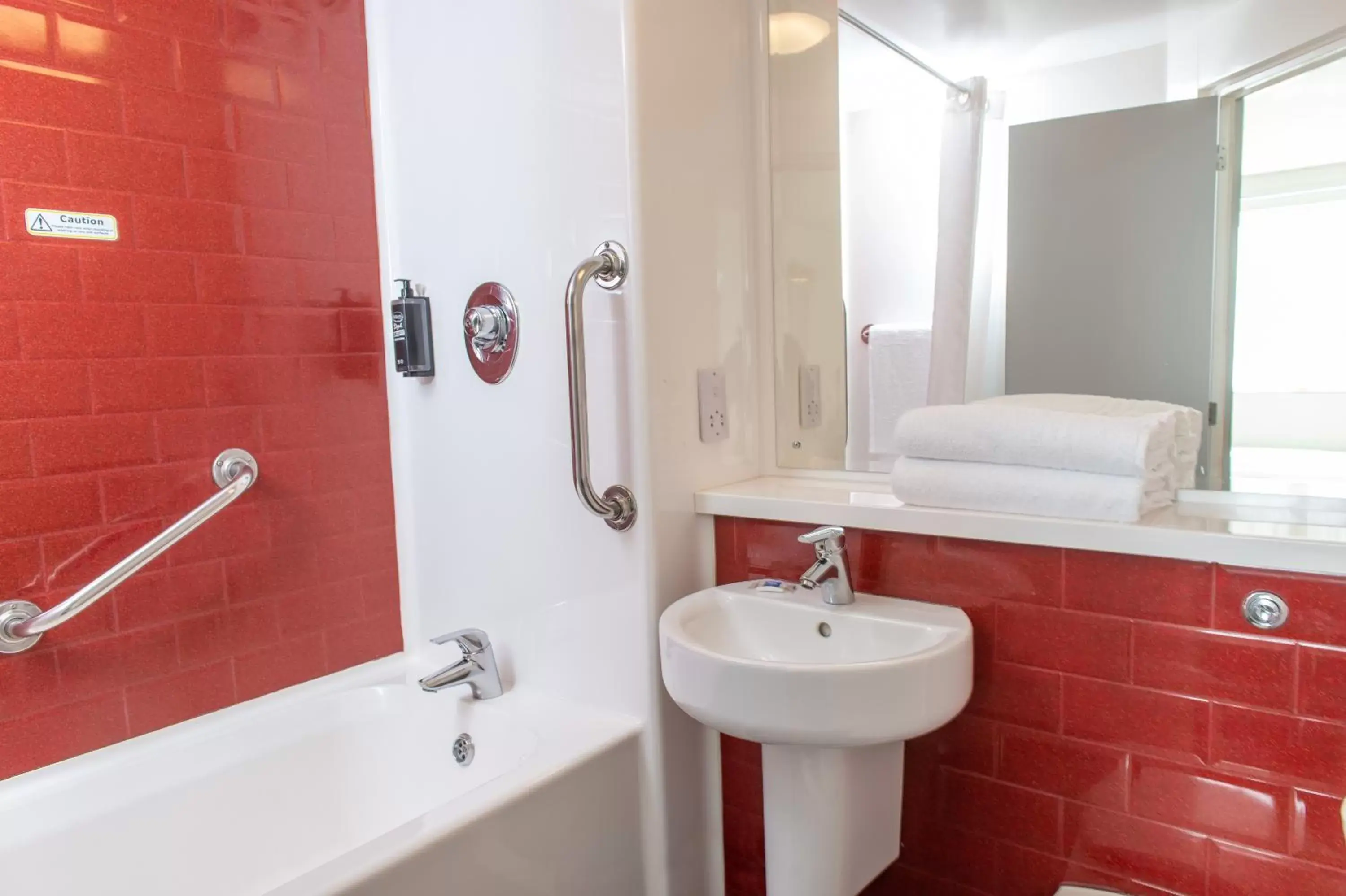 Bathroom in ibis budget London Bromley Town Centre