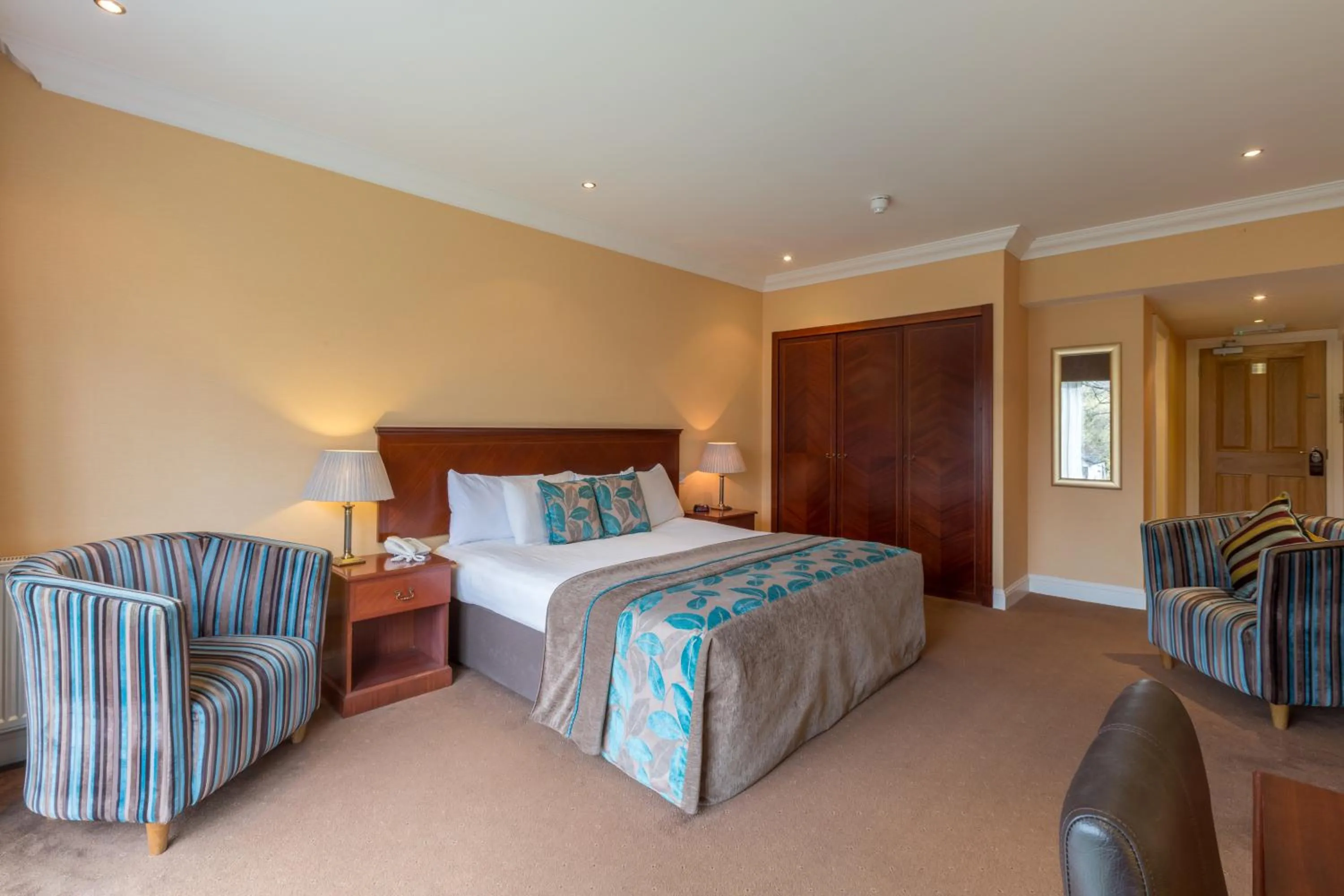 Decorative detail, Bed in Sherbrooke Castle Hotel