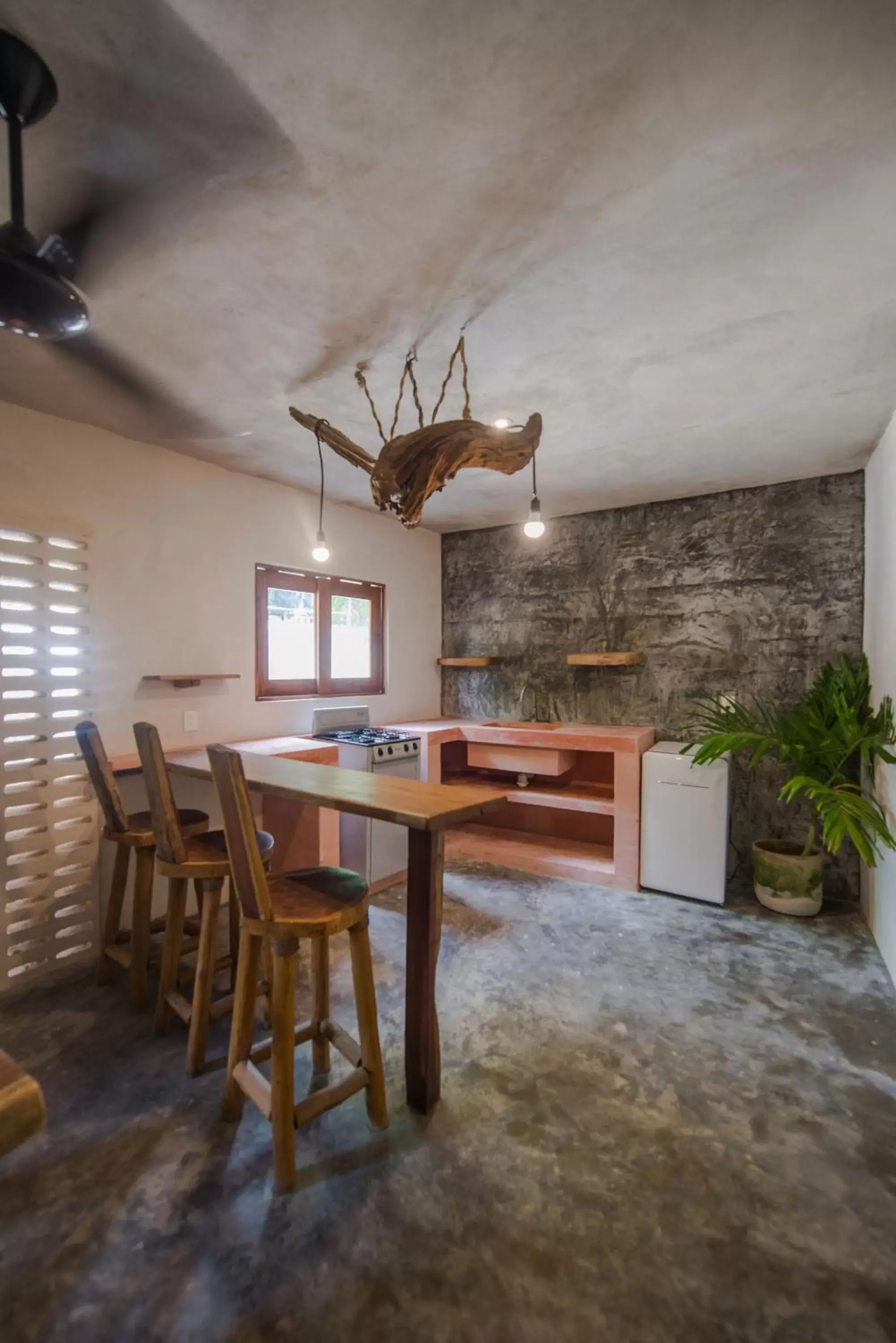 Dining area in Casa Coyote Tulum