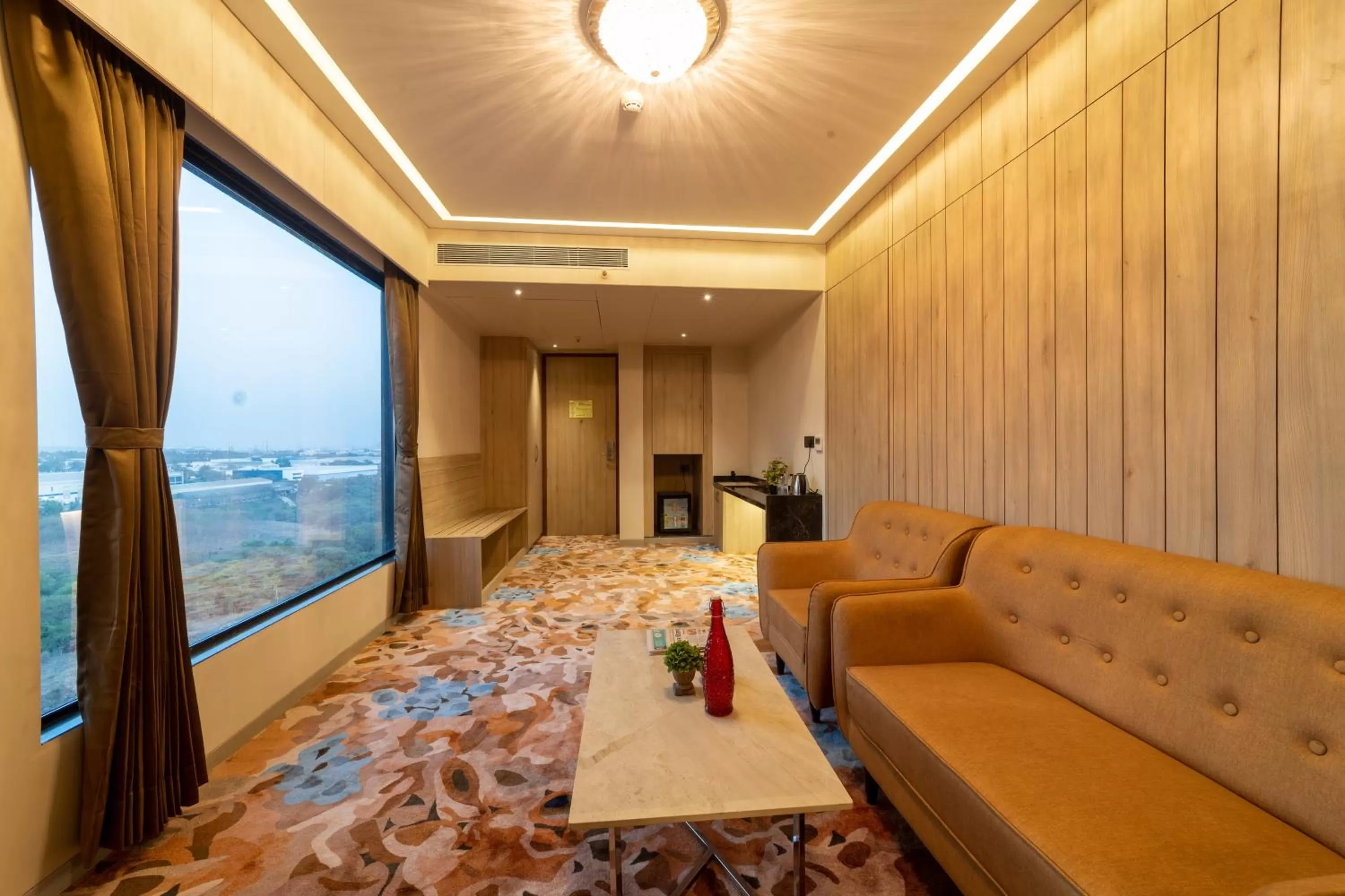 Living room, Seating Area in The Monarch at Chakan MIDC, Pune