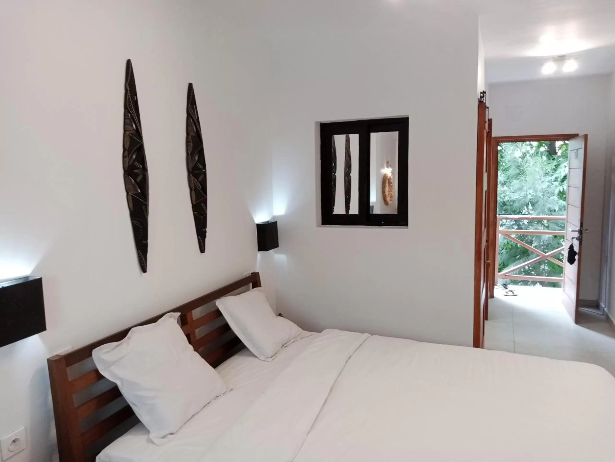 Bed in Ikopa Hôtel Madagascar